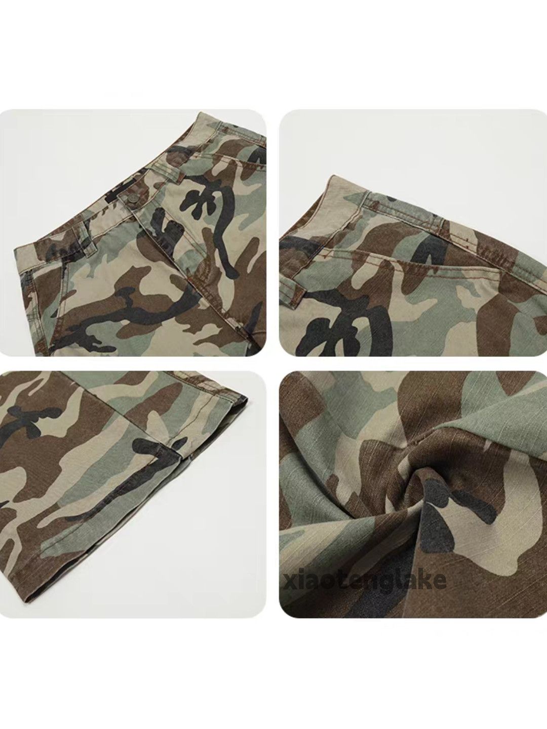 Vintage Utility loose baggy skate hiphop military cargo pants Size US 33 - 2 Thumbnail