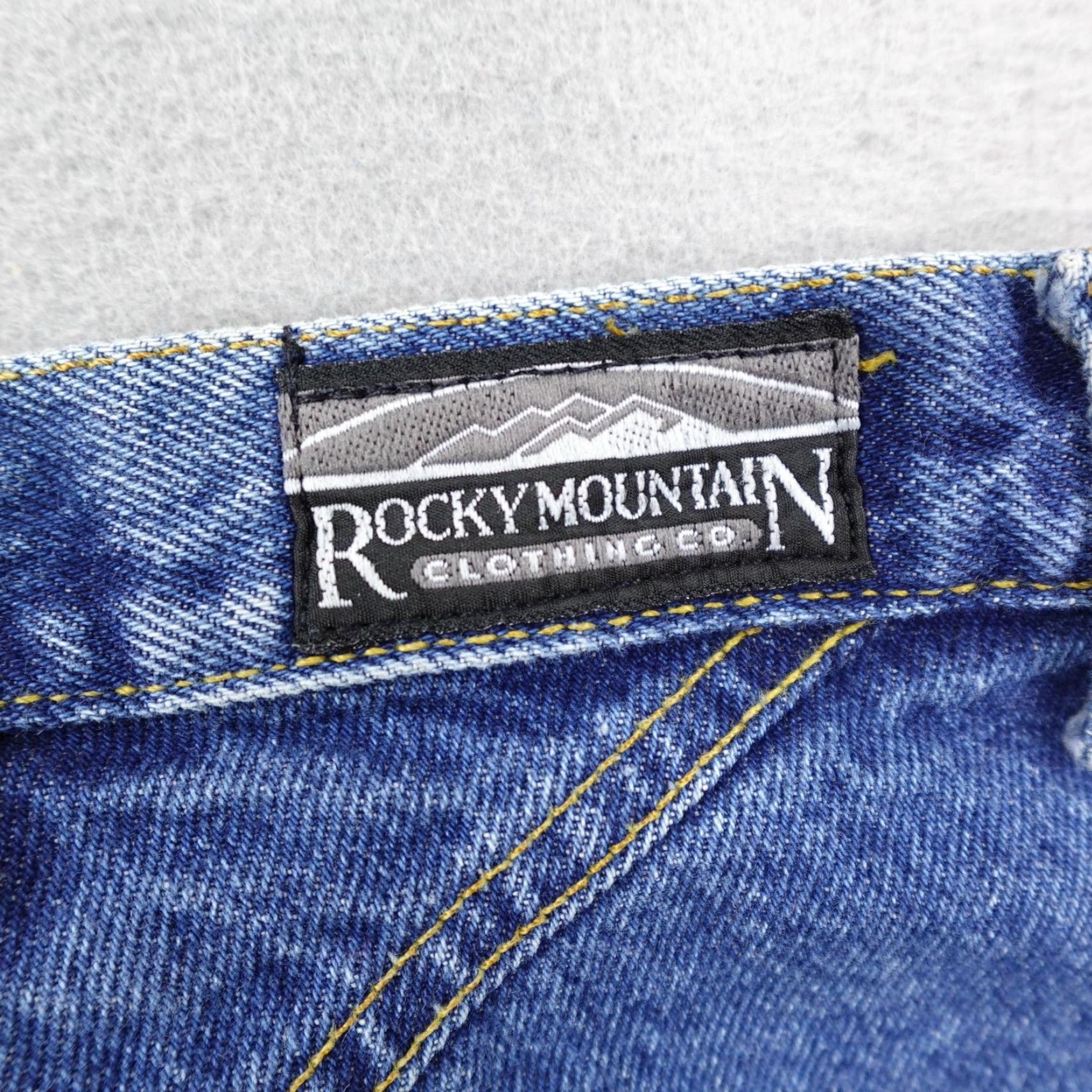 Vintage VINTAGE Rockies Jeans Women 27x34 Blue Denim High Waist Western Straight Leg Womens Jeans Size 27" / US 4 / IT 40 - 7 Thumbnail
