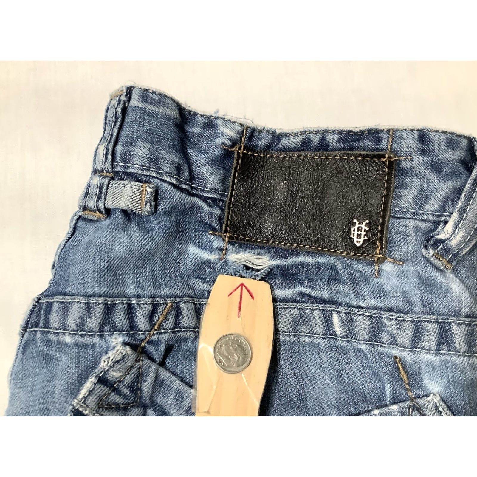 Ecko Unltd. VINTAGE Ecko Unltd Shorts Mens 32 Blue Denim Loose Fit Embroidered Pockets 90s Hip Hop Streetwear Comfortable Casual Denim Shorts Mens Regular Blue Size US 32 / EU 48 - 3 Thumbnail