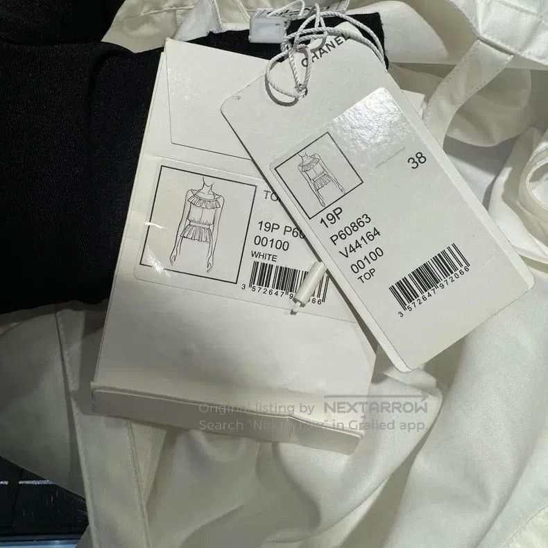 Chanel Chanel White suspender skirt Size XS / US 0-2 / IT 36-38 - 4 Thumbnail