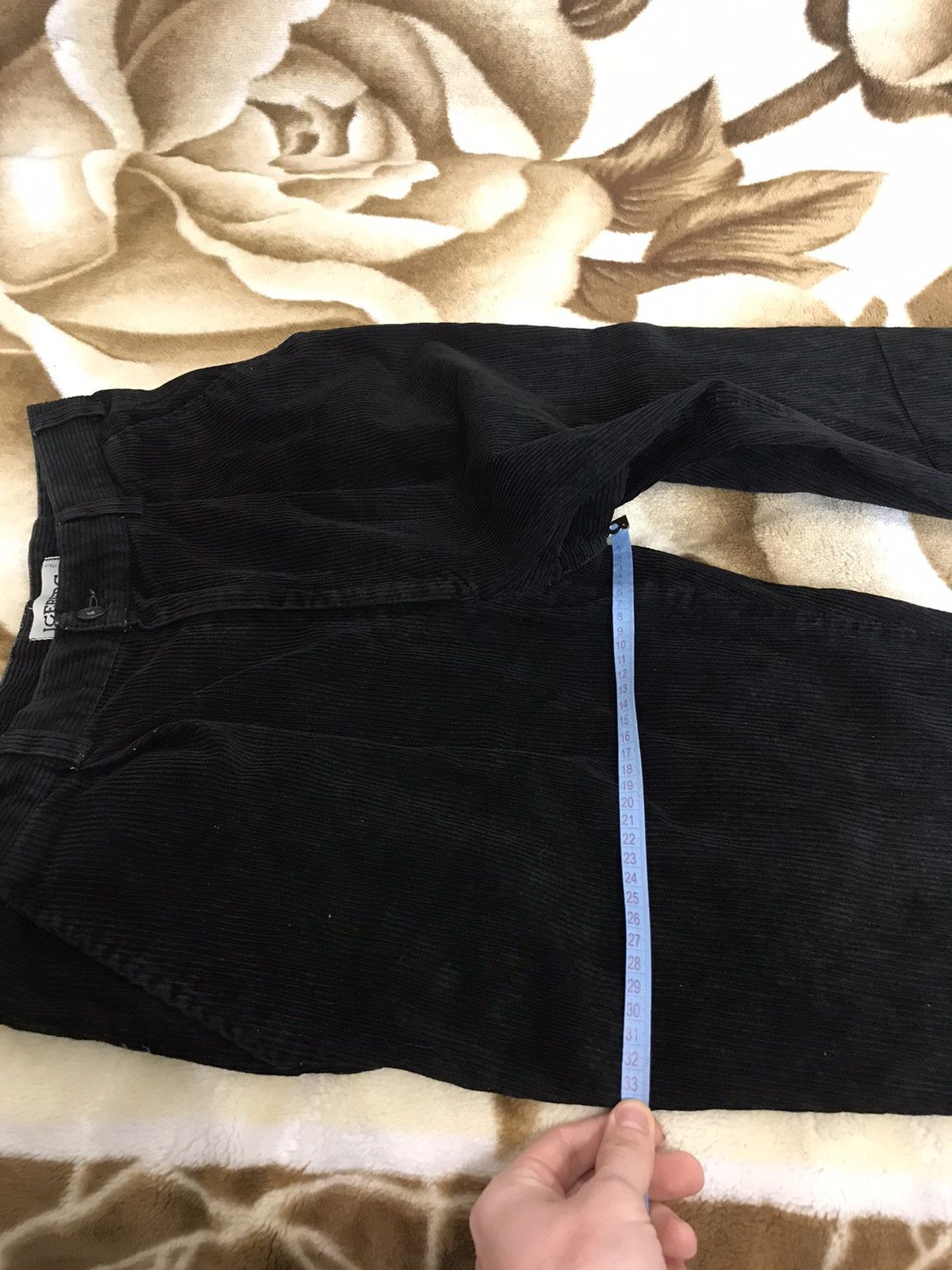 Iceberg 🔥 Rare Iceberg Disney Corduroy Pants Velvet Trousers Black Size US 32 / EU 48 - 10 Thumbnail
