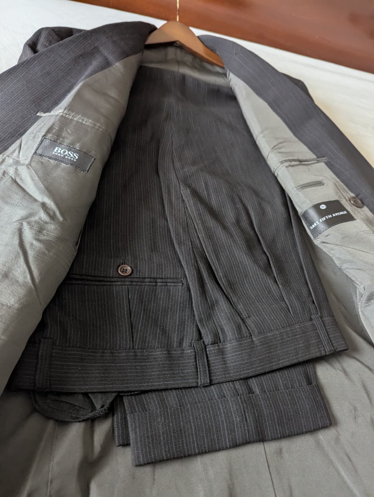 Other Vintage Hugo Boss Suit Size 40L - 2 Thumbnail