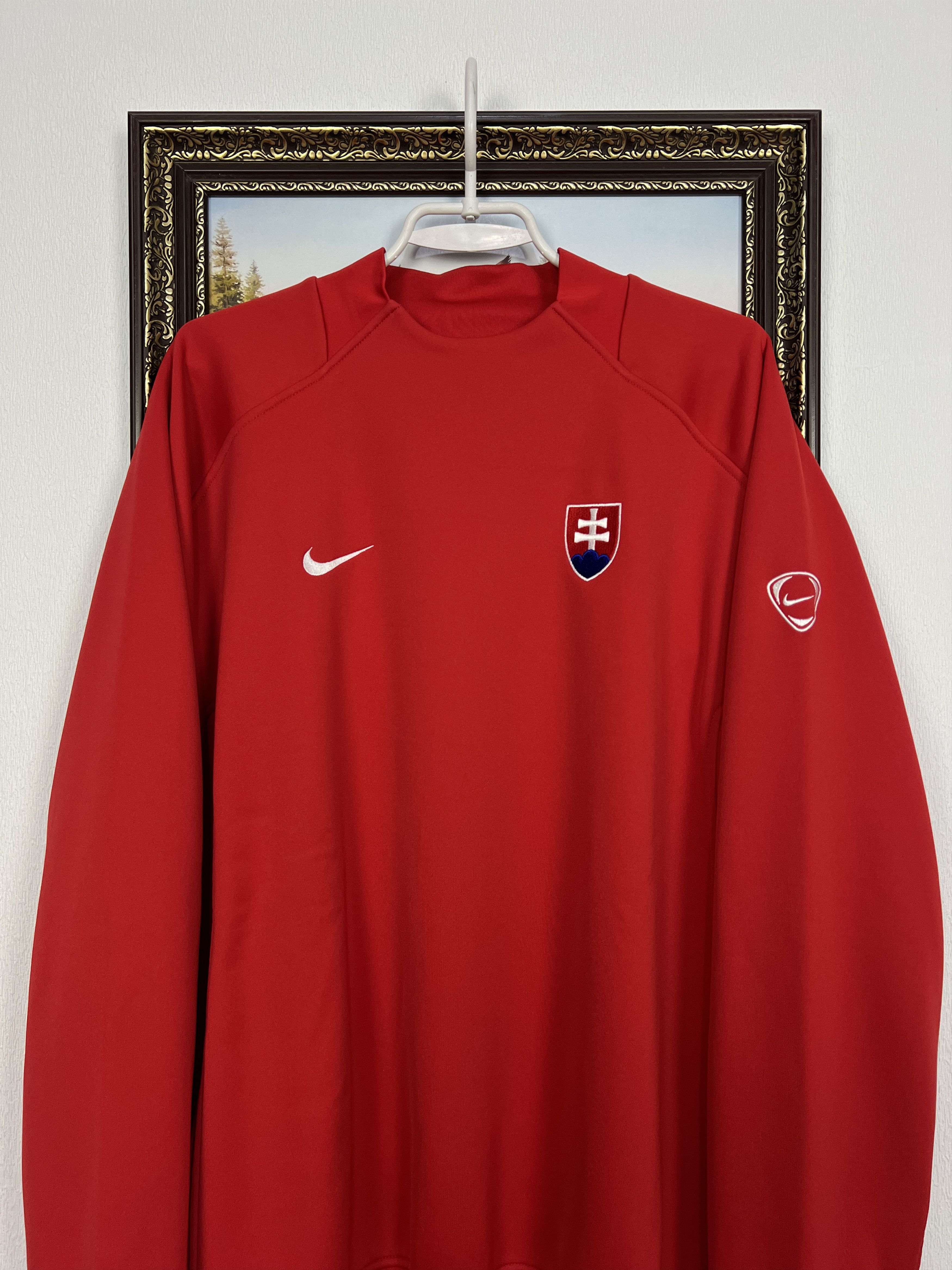 Nike Vintage Nike Slovakia Football Sweatshirt Soccer Crewneck Size US XXL / EU 58 / 5 - 2 Thumbnail