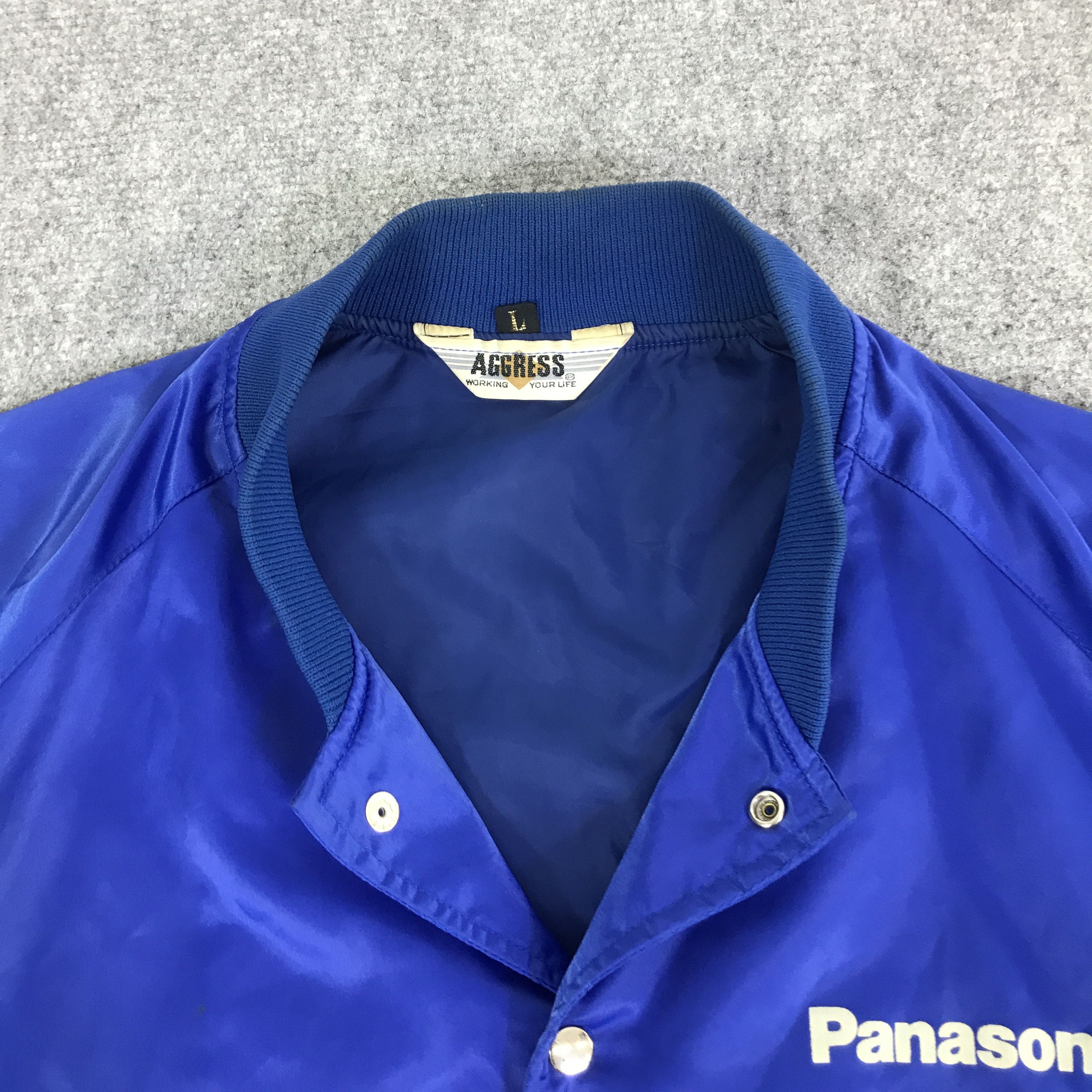 Japanese Brand PANASONIC SNAP BUTTON BOMBER JACKET K116B17 Size US L / EU 52-54 / 3 - 7 Thumbnail