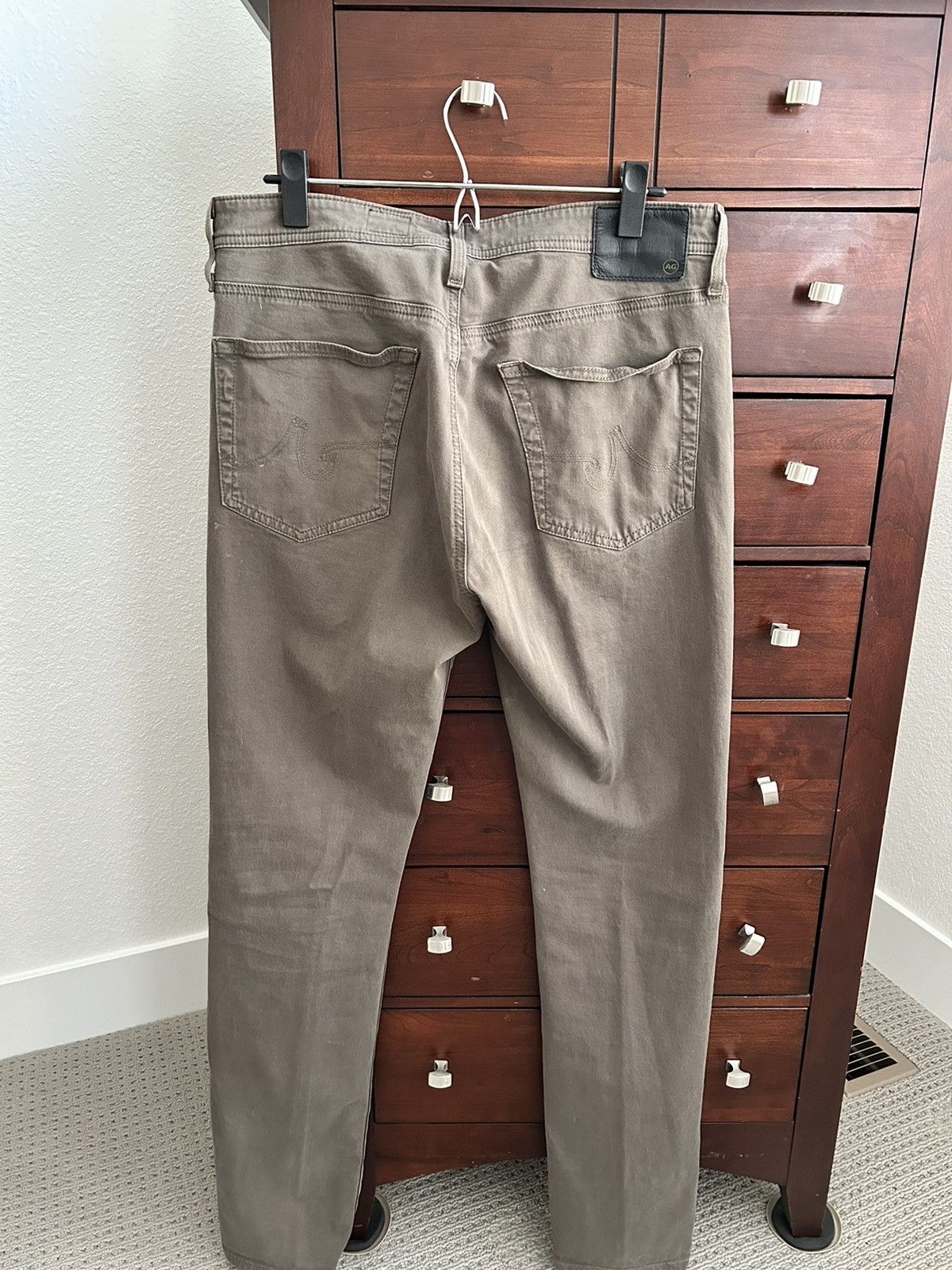 AG Adriano Goldschmied AG 33x34 Slim Straight “Everett” brown Size US 33 - 2 Thumbnail