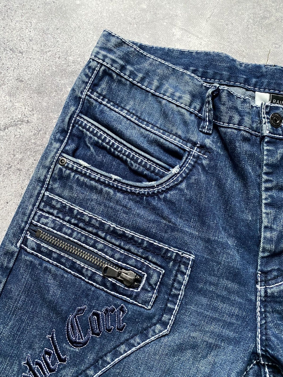 Japanese Brand Vintage Rainbow Denim Jeans Pants True Religion Style Y2K Size US 38 / EU 54 - 8 Thumbnail
