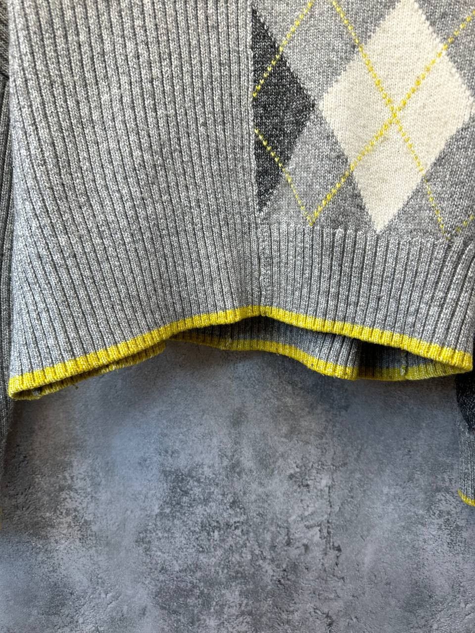 Pringle Of Scotland Pringle of Scotland x H&M Argyle Knit Sweater Oversized Size L / US 10 / IT 46 - 8 Thumbnail