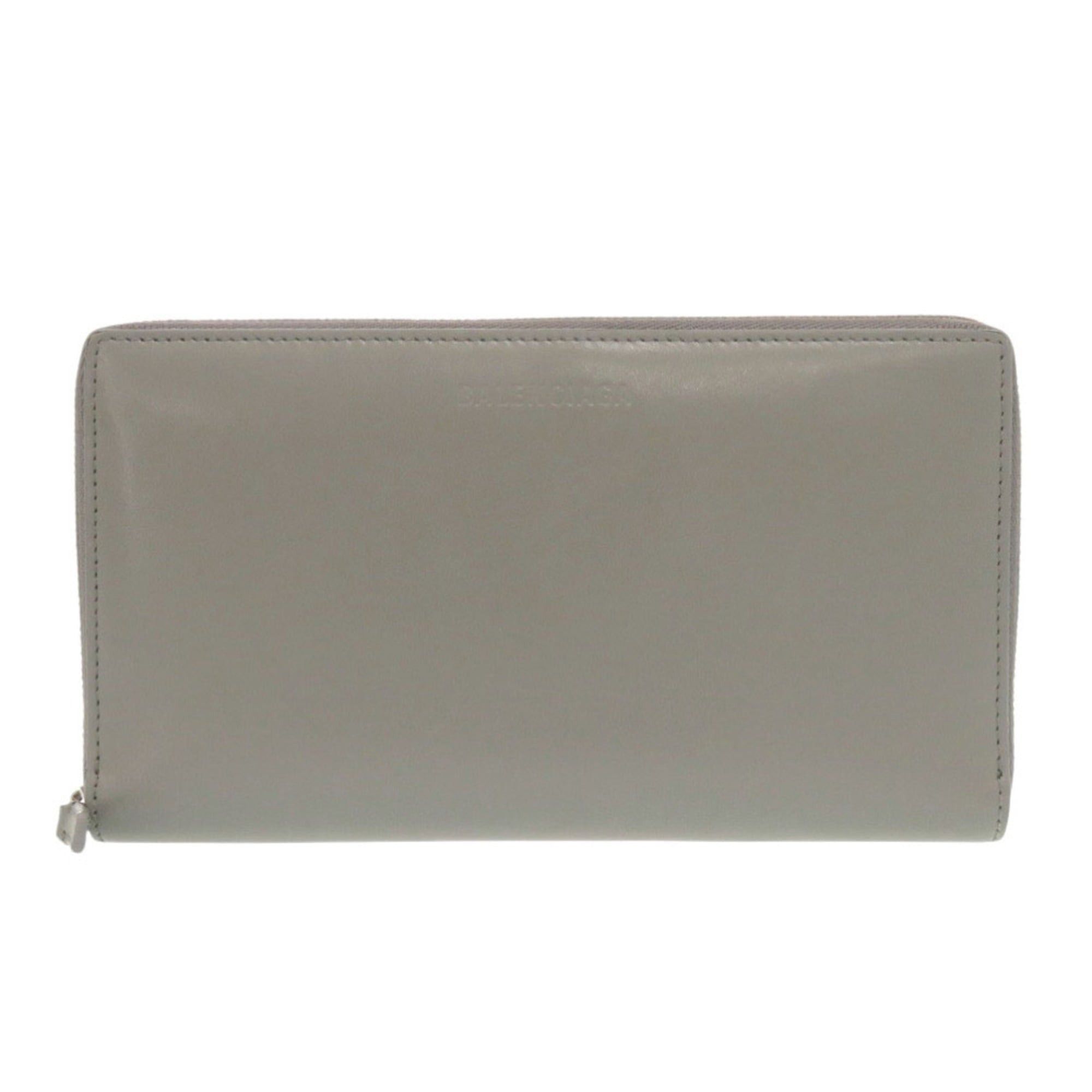 Balenciaga Balenciaga Essential Continental Wallet 664041, Grey Leather Long 0759BALENCIAGA Size ONE SIZE - 1 Thumbnail
