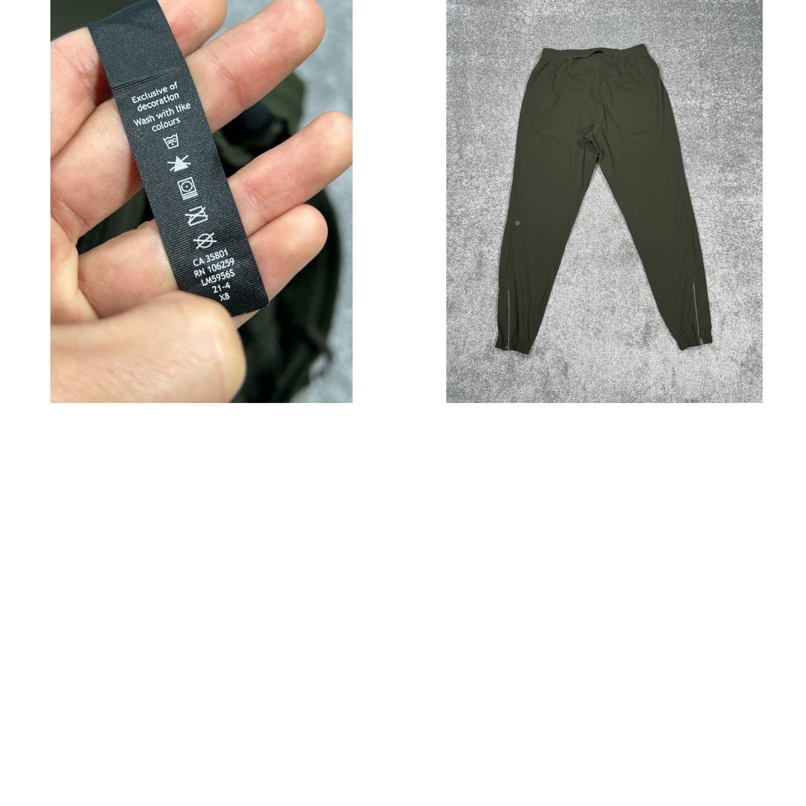 Lululemon Lululemon Surge Joggers Mens M Green Running Jogger Pants Athletic Cross Training Gym & Training Surges Size US 31 - 9 Thumbnail