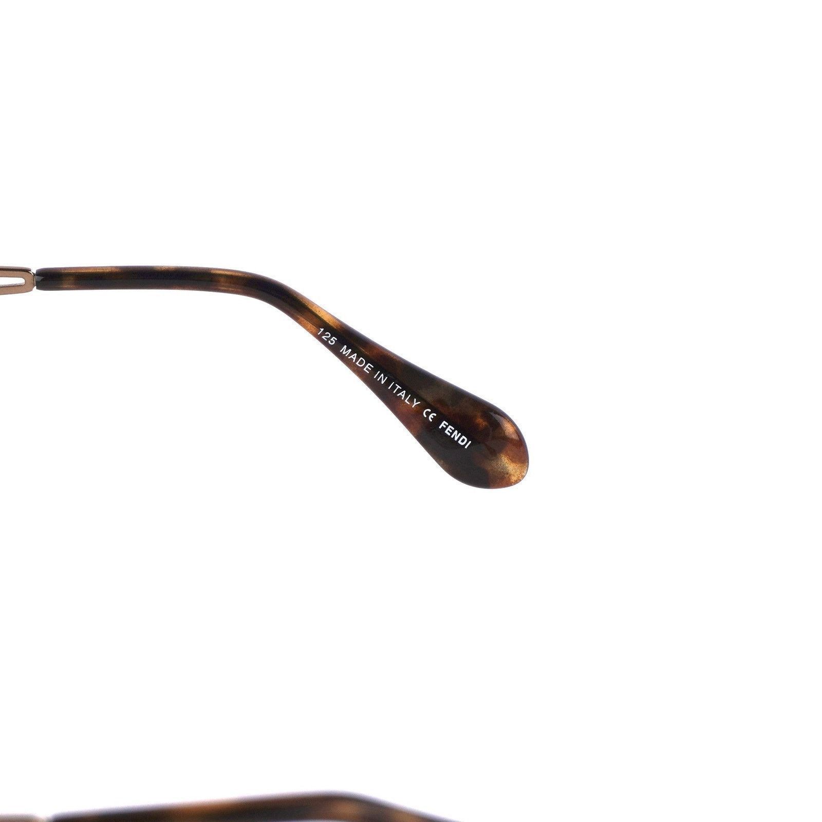 Brown Gold Fendi Iconic Crystal Logo sunglasses Fendi FE40100I 57E Sunglasses Women main image 2