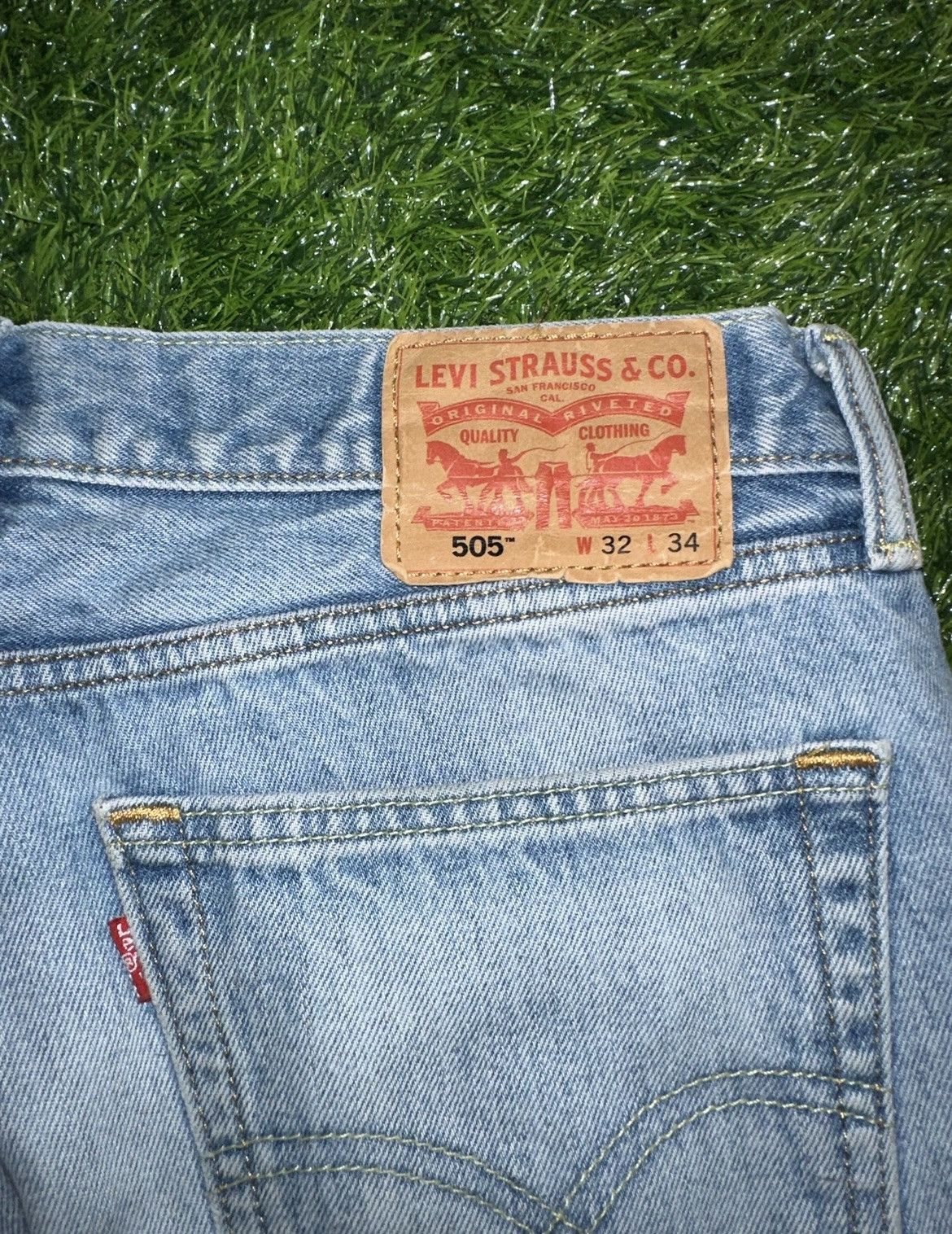 Levi's Levi 505 Strauss & Co Jeans Size W32 L34 Size US 32 / EU 48 - 3 Thumbnail