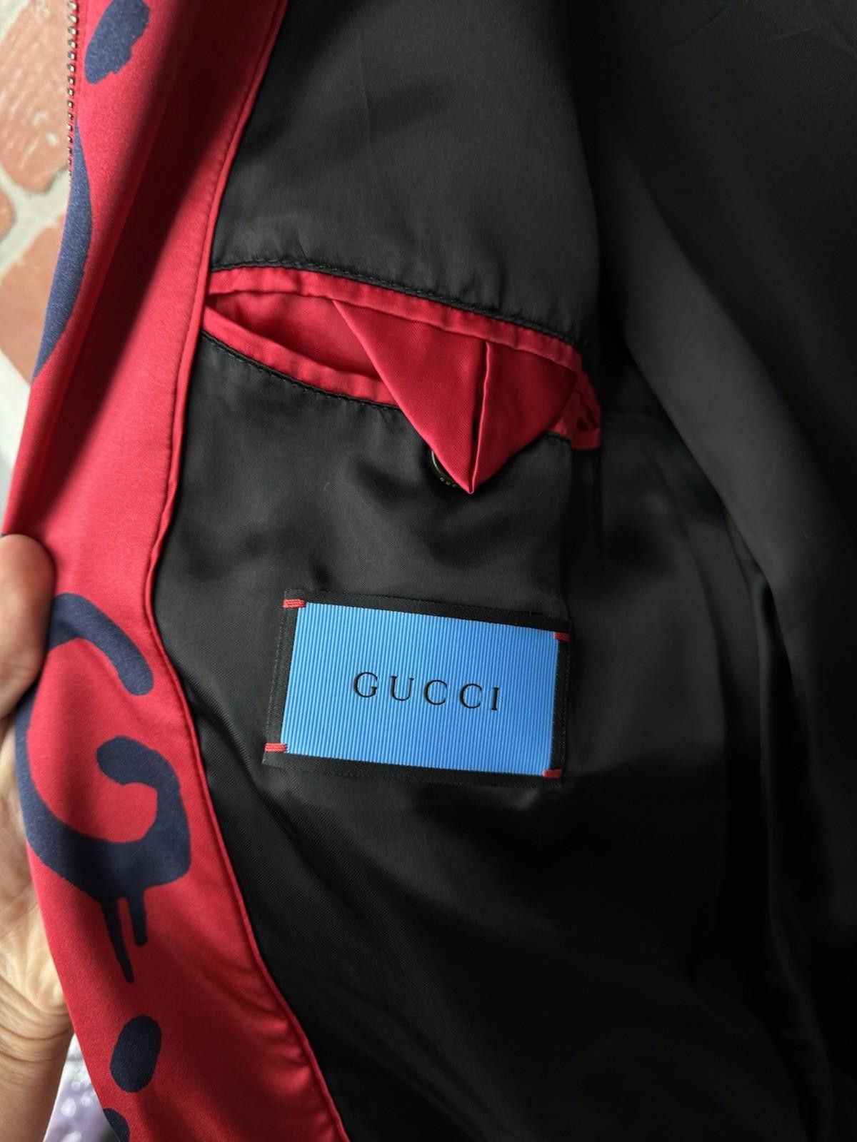 Gucci GUCCI Red Ghost Bomber Jacket “Limited ” Size (52) $2,000 Size US M / EU 48-50 / 2 - 10 Thumbnail