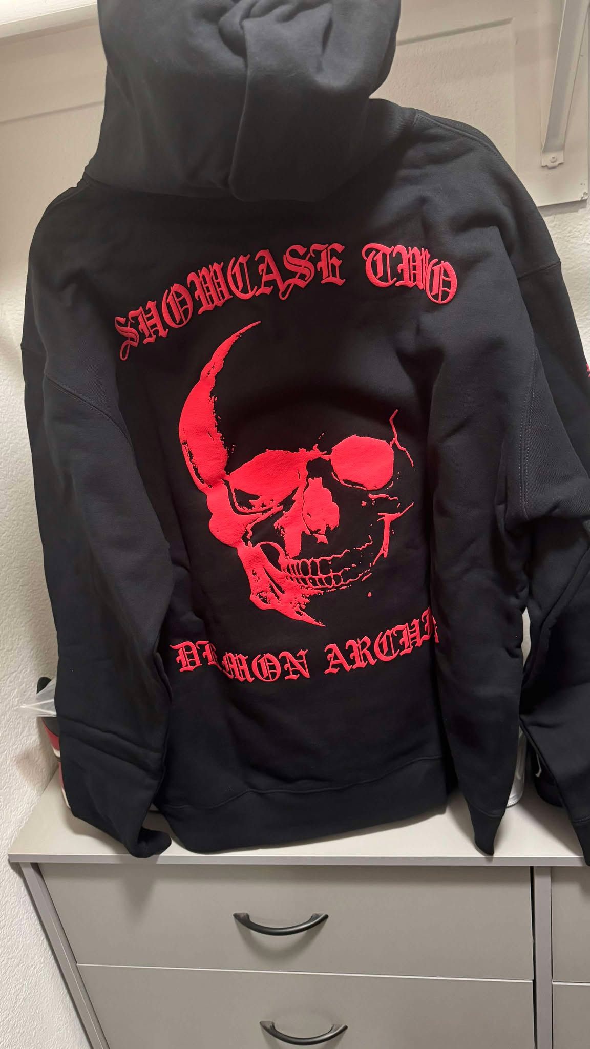 Revenge Revenge Demon Archives Bred Hoodie Size US XL / EU 56 / 4 - 2 Thumbnail