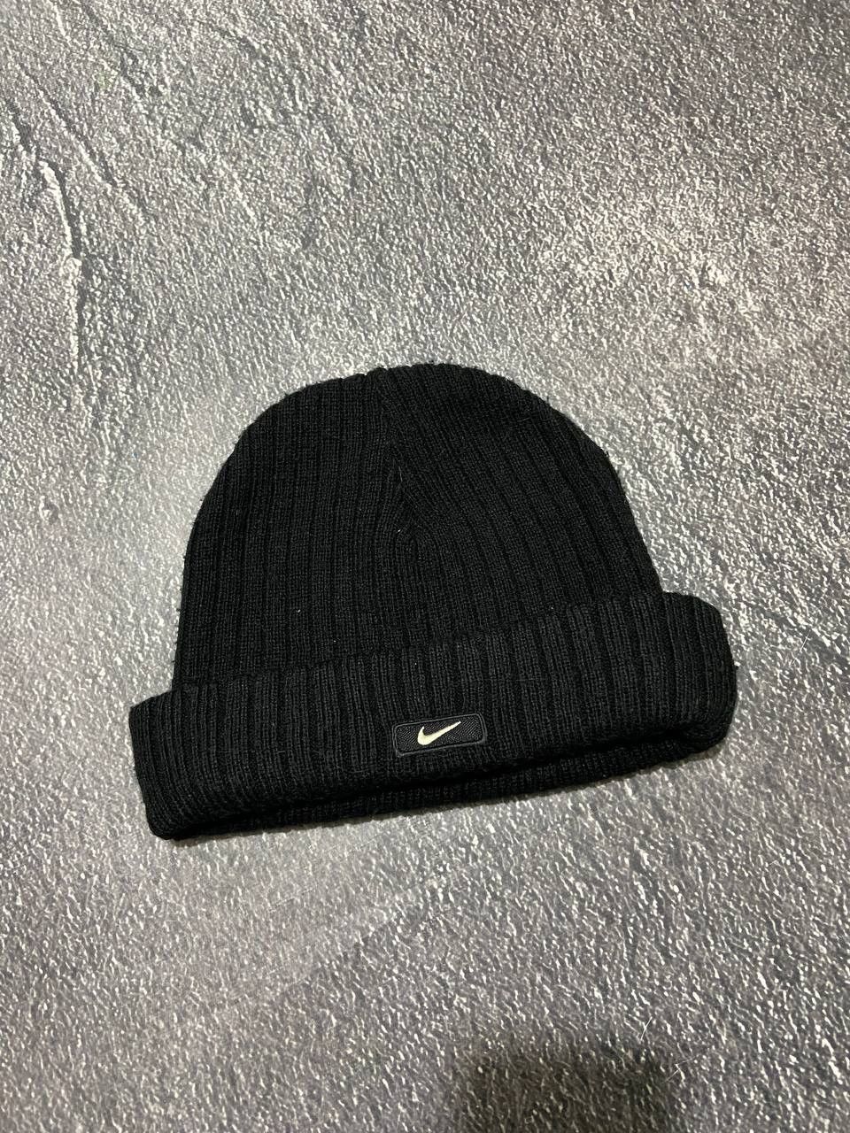Vintage Vintage Nike swoosh black hat Size ONE SIZE - 1 Thumbnail