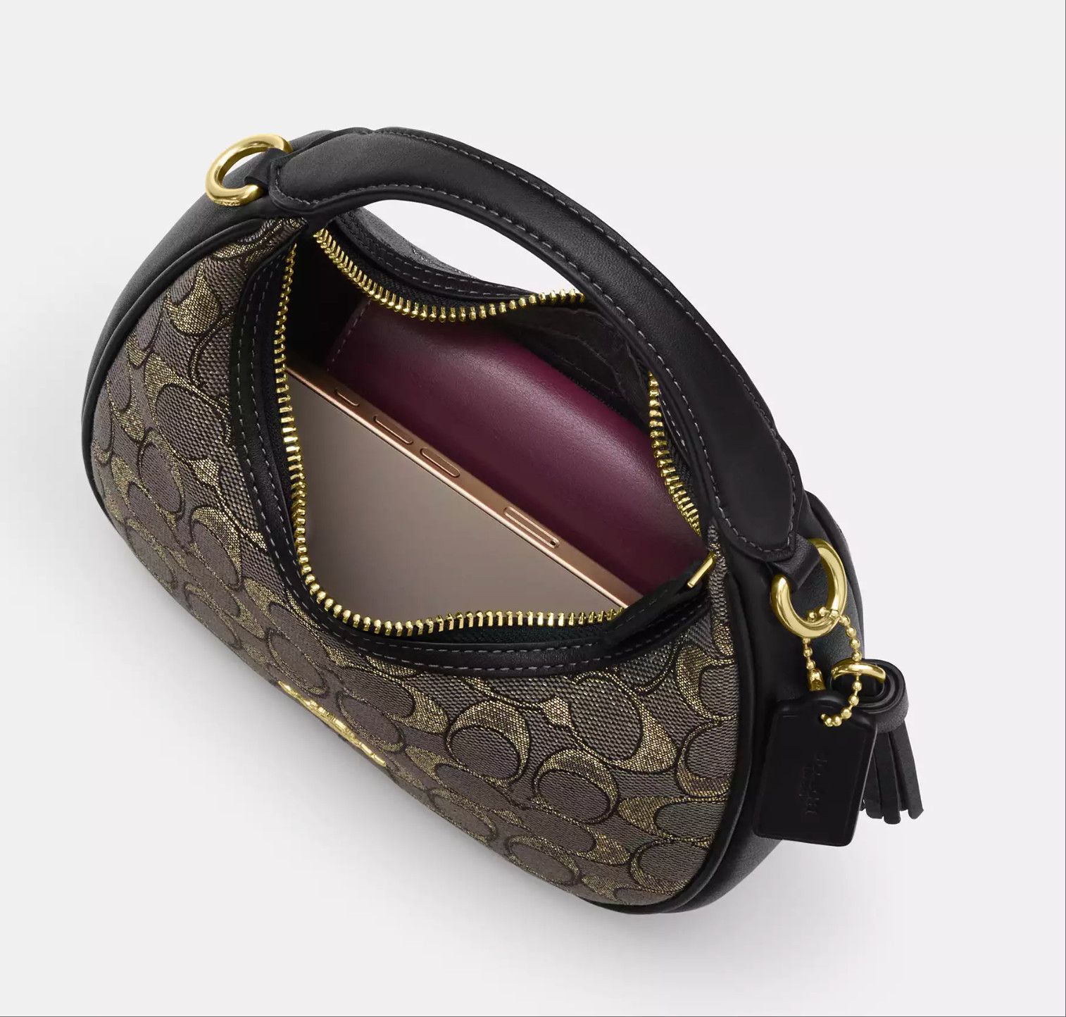 Coach Carmen Mini Crossbody Bag In Signature Jacquard CCF76 Size ONE SIZE - 9 Thumbnail
