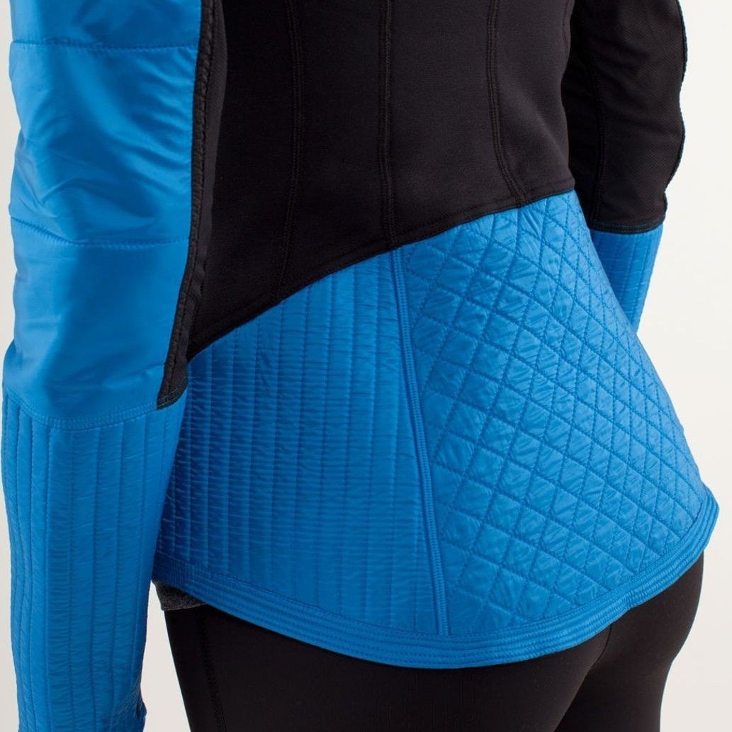 Lululemon Bundle Up Jacket in Black & Beaming Blue in size 8 NWOT Size M / US 6-8 / IT 42-44 - 12 Thumbnail