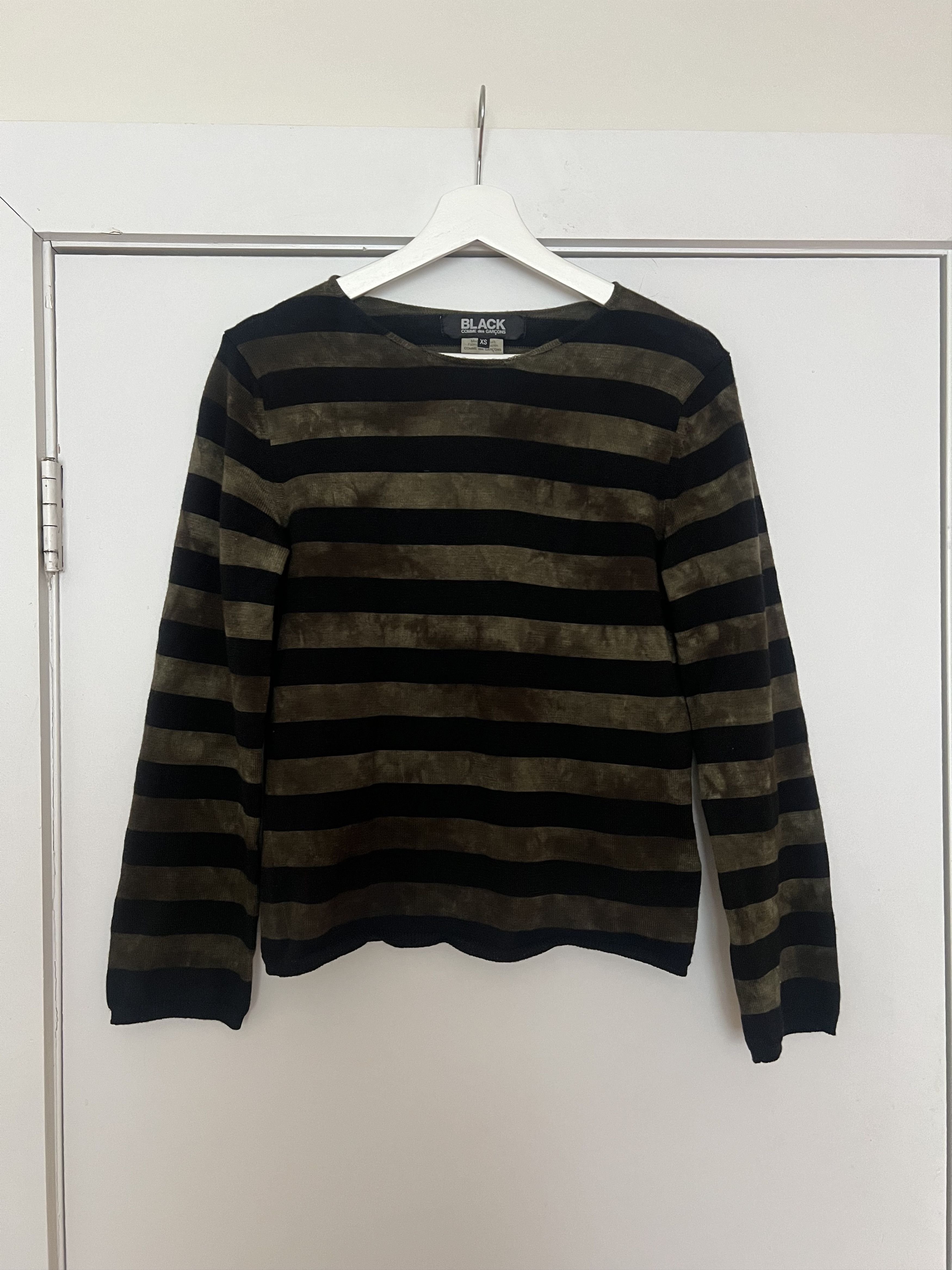 Comme des Garcons Comme De Garcons Wool Striped Sweater Size US XS / EU 42 / 0 - 1 Thumbnail