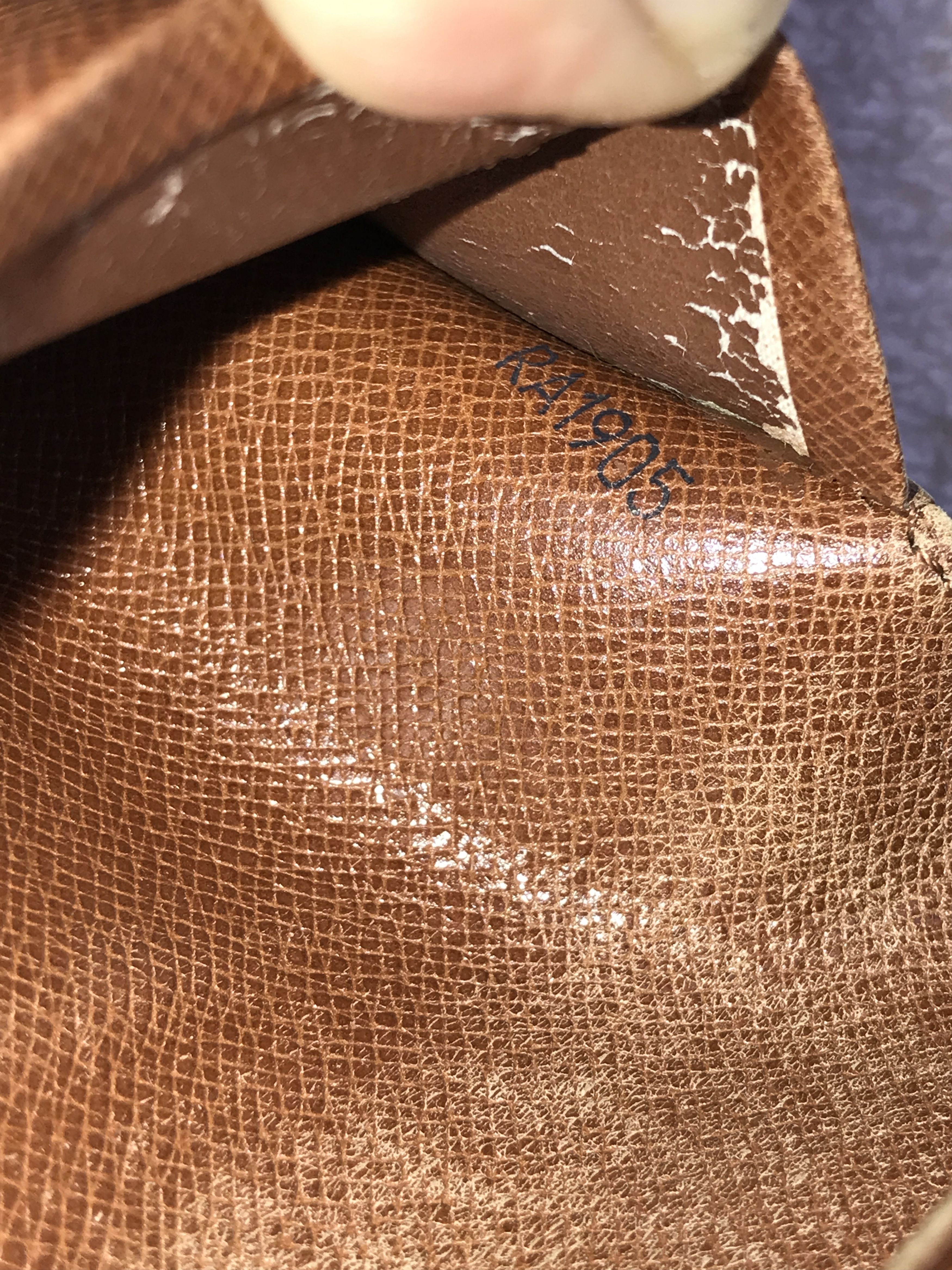 Vintage Louis Vuitton Monogram Porte Monnaie Billets