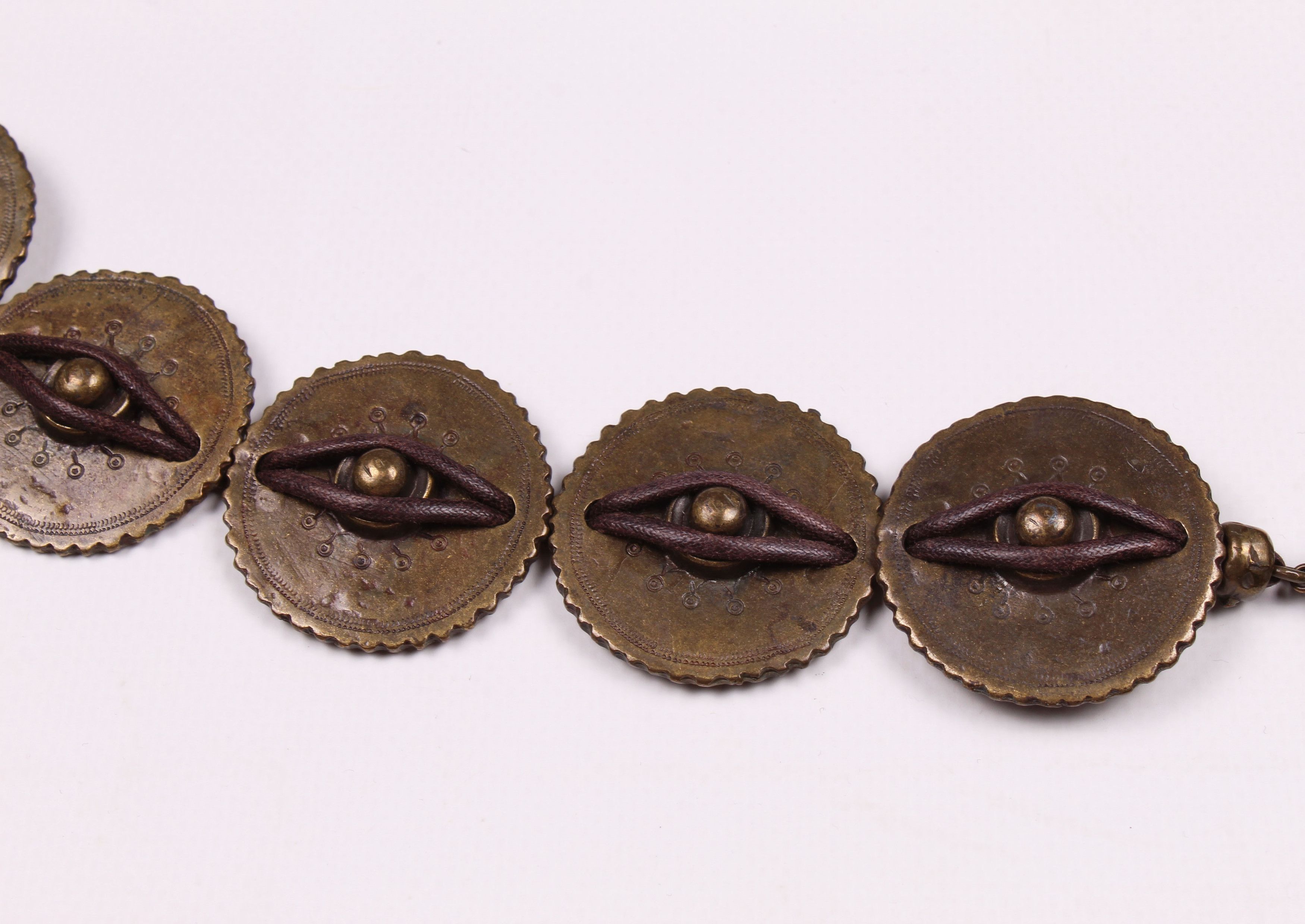 Other Rare Ribel Vintage Bronze Metal Boho Dangle Belt Size ONE SIZE - 2 Thumbnail