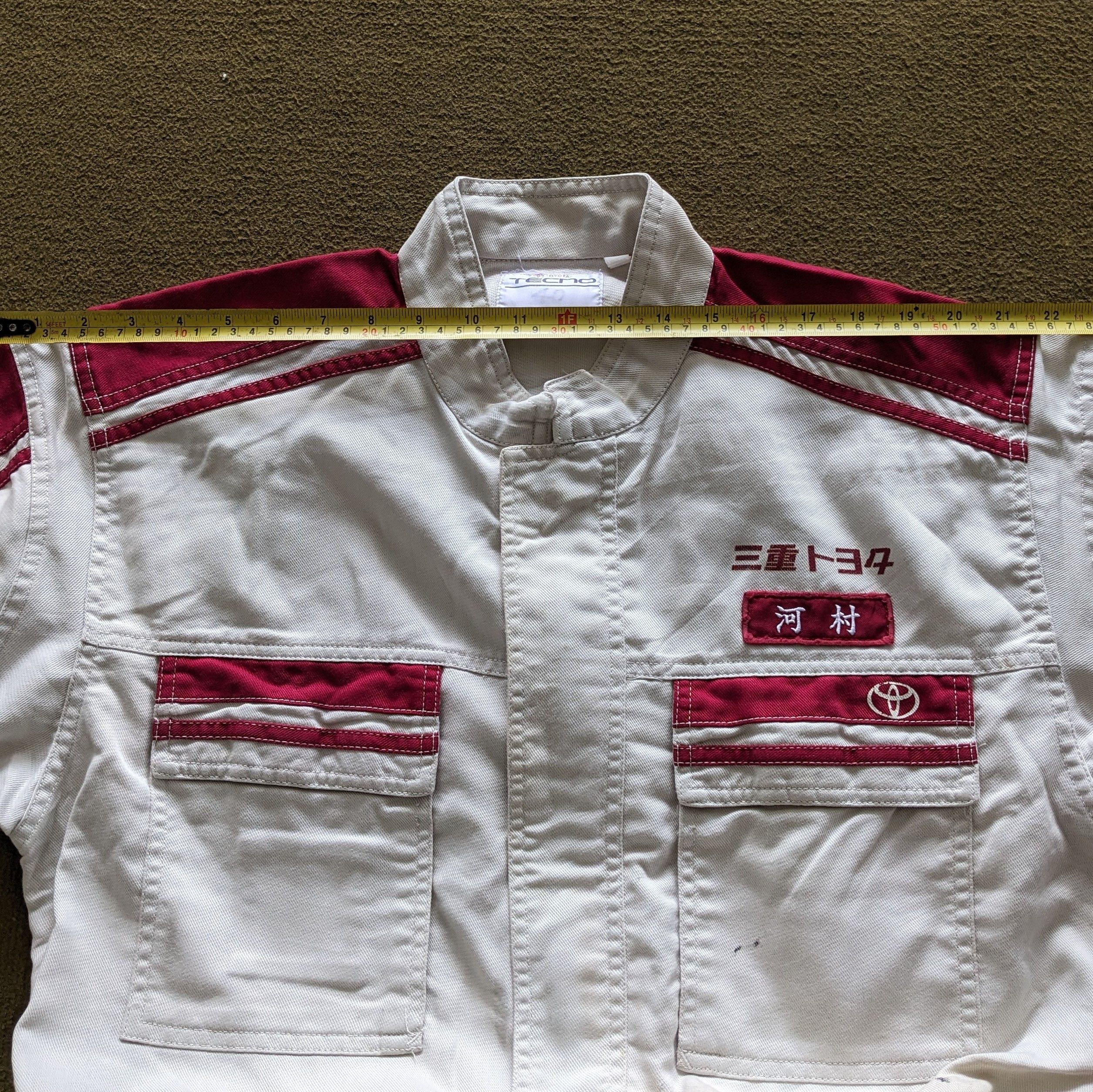 Vintage TOYOTA TECNO Racing Coverall Workwear Jacket