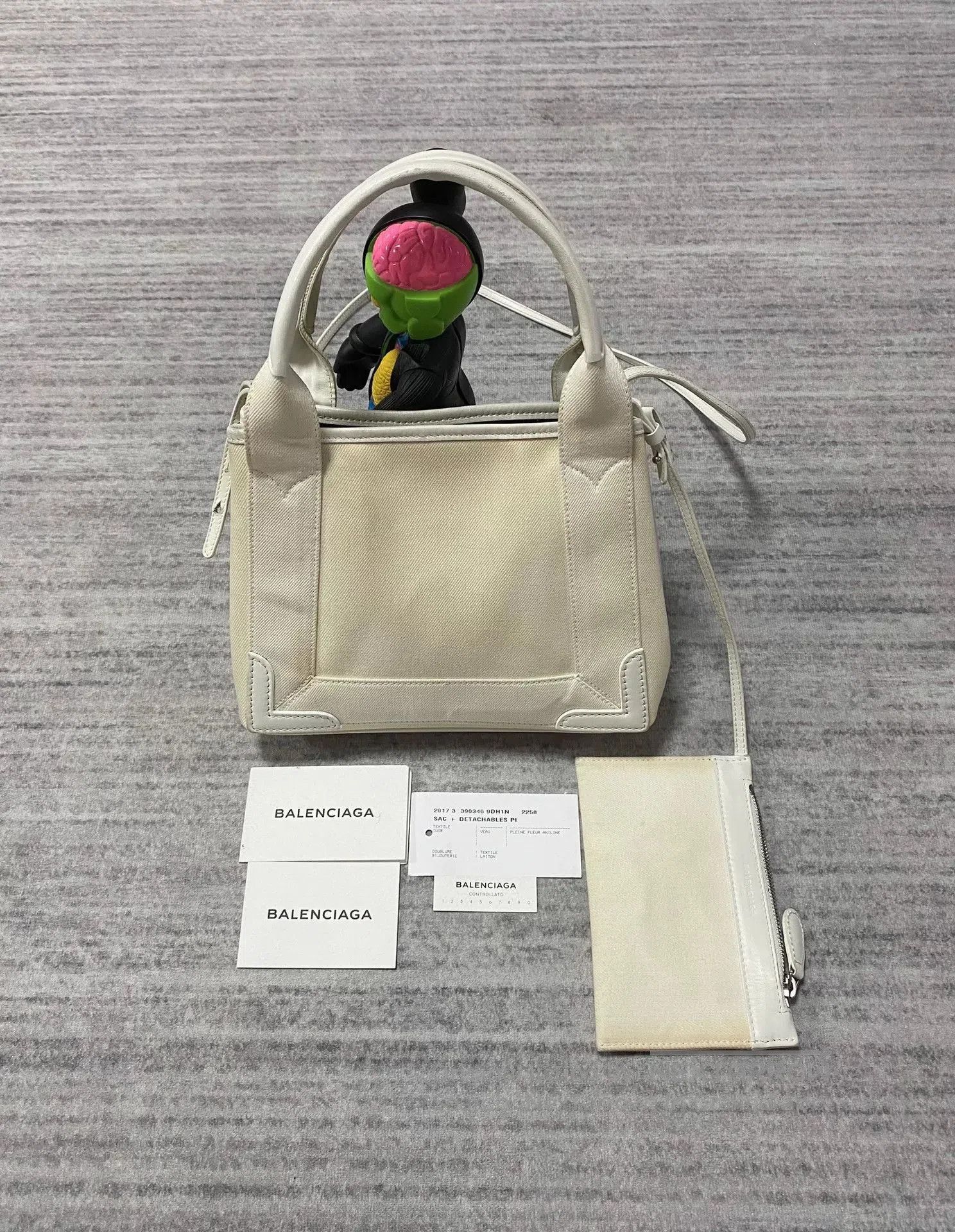 Balenciaga balenciaga canvas tote bag with pouch. Size ONE SIZE - 2 Thumbnail