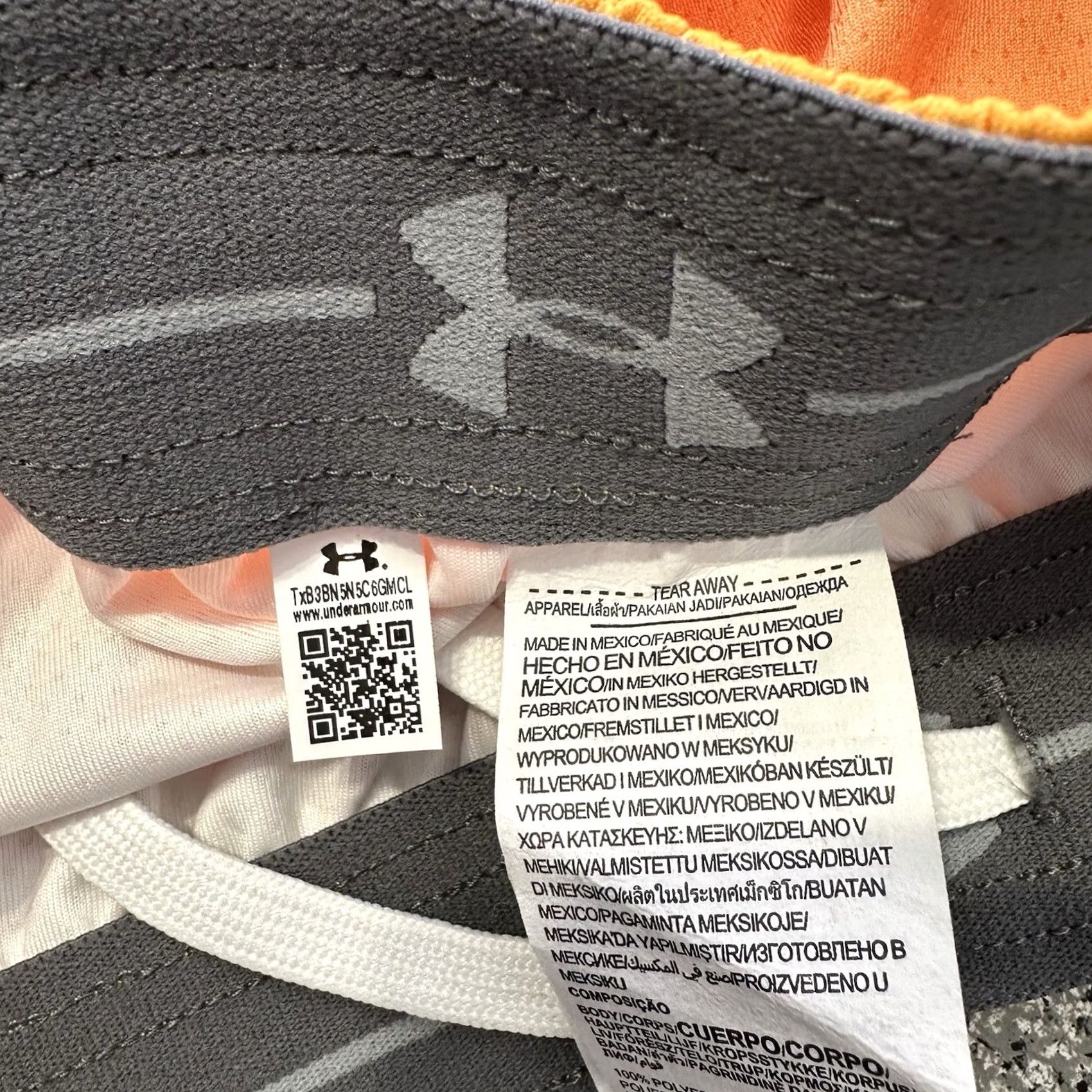 Under Armour Under Armour Basketball Shorts Womens S 5.5 Inseam Solid Orange Athletic Activewear Size 28" / US 6 / IT 42 - 5 Thumbnail