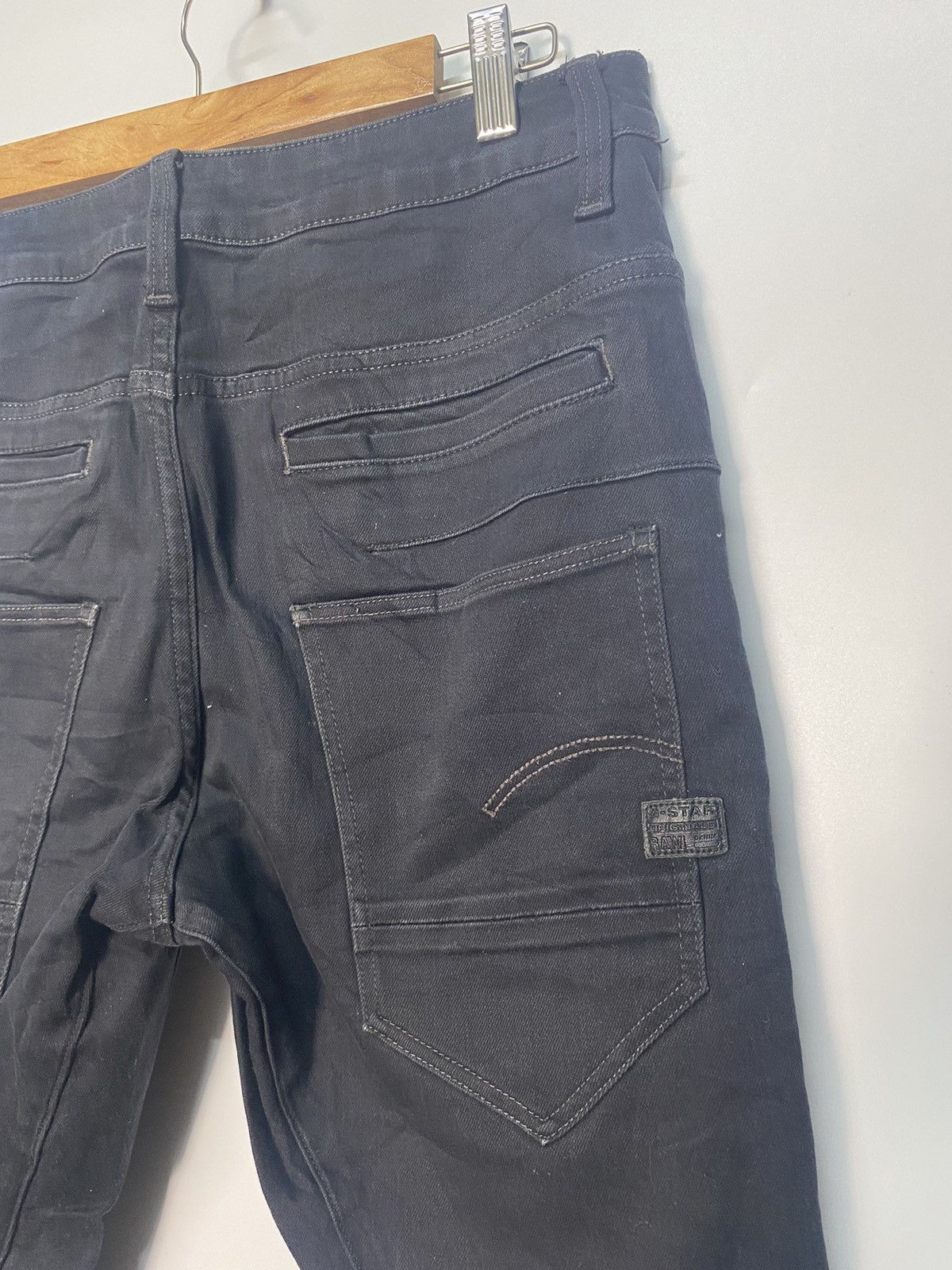 G-Star × Japanese Brand G Star Raw D-Staq 3D Super Slim Stretch Denim Jeans Pants Size US 32 / EU 48 - 13 Thumbnail