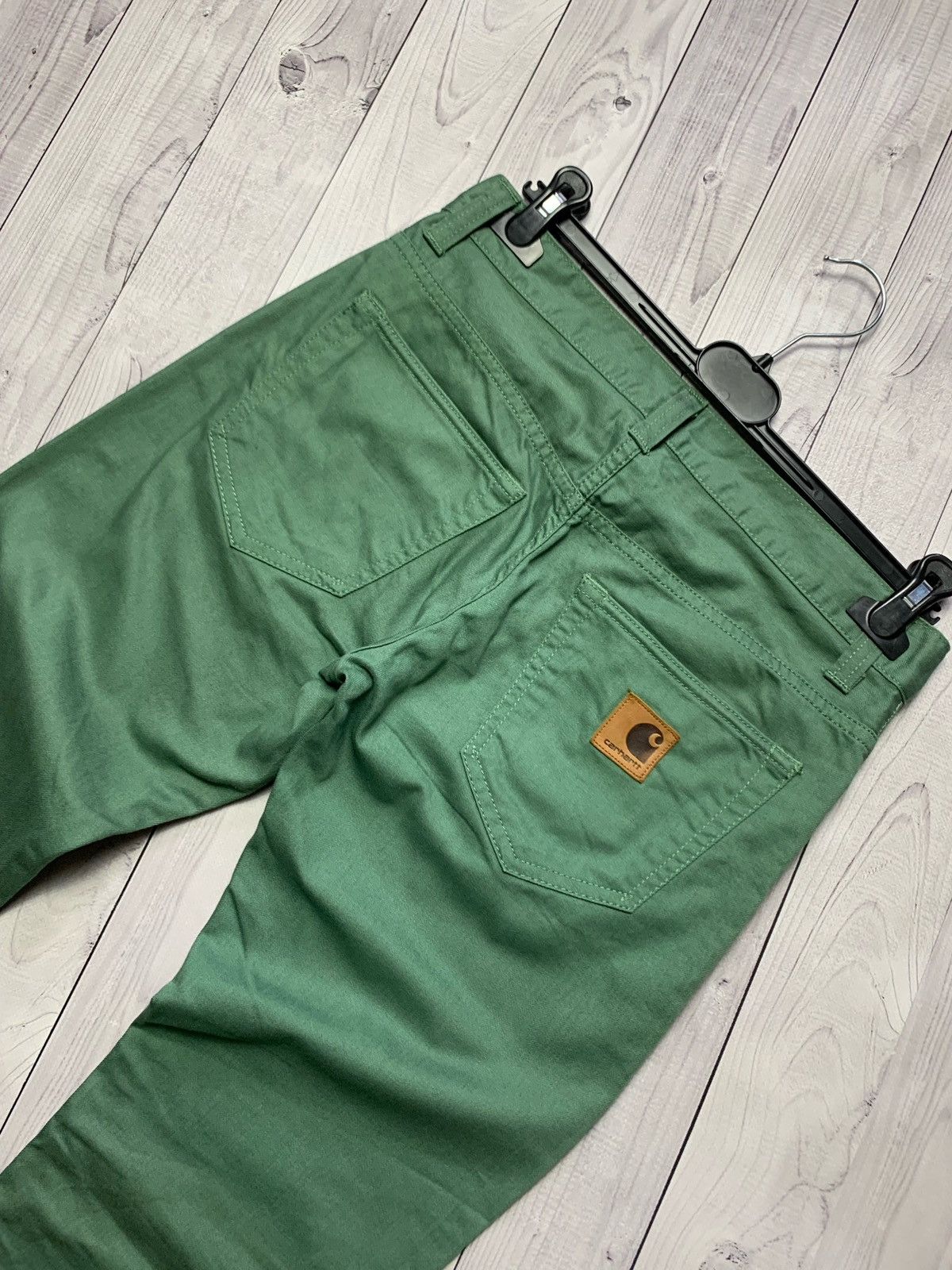 Carhartt Carhartt wip green denim size W30 Size US 30 / EU 46 - 2 Thumbnail