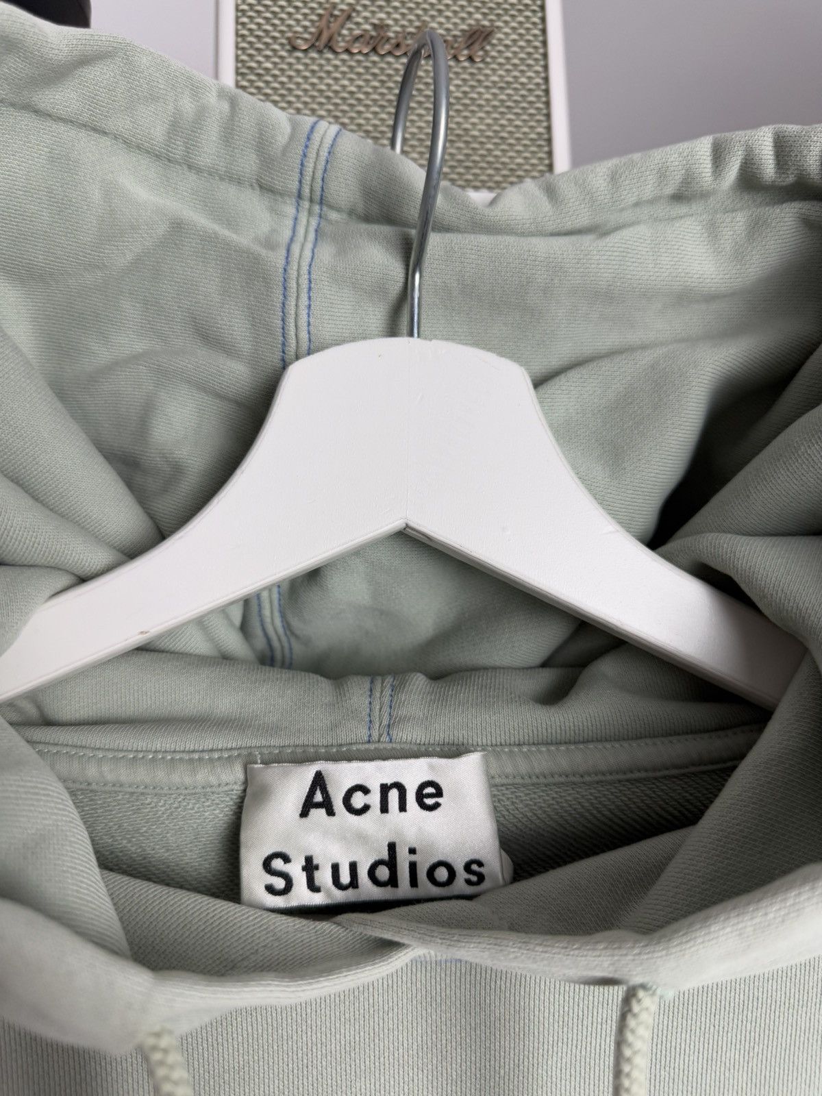 Acne Studios × Designer Acne Studios small logo baggy hoodie XS fit M streetwear rare Size US M / EU 48-50 / 2 - 4 Thumbnail