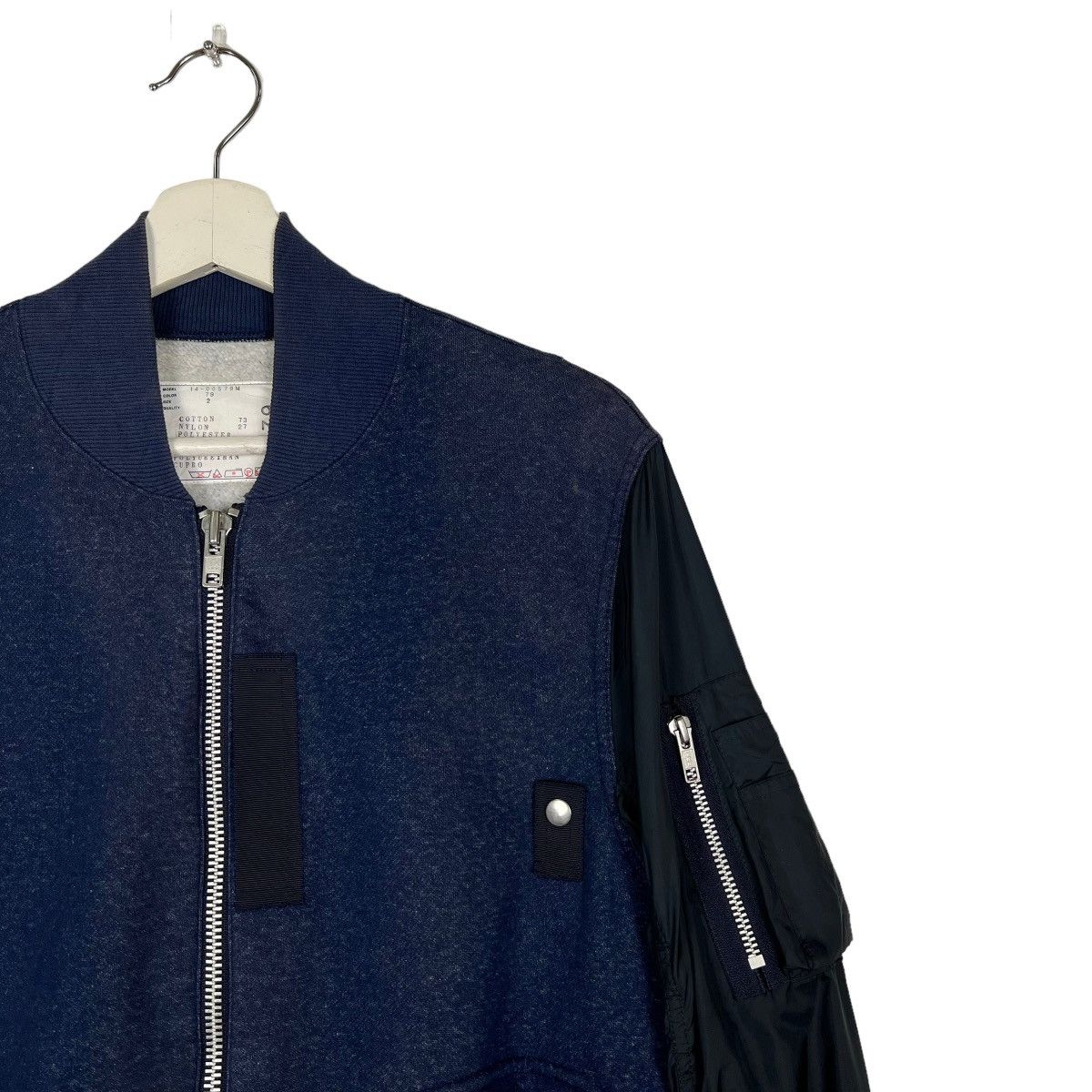 Sacai 🔥 SS14 SACAI LIGHT BOMBER JACKET MADE IN JAPAN Size US M / EU 48-50 / 2 - 5 Thumbnail