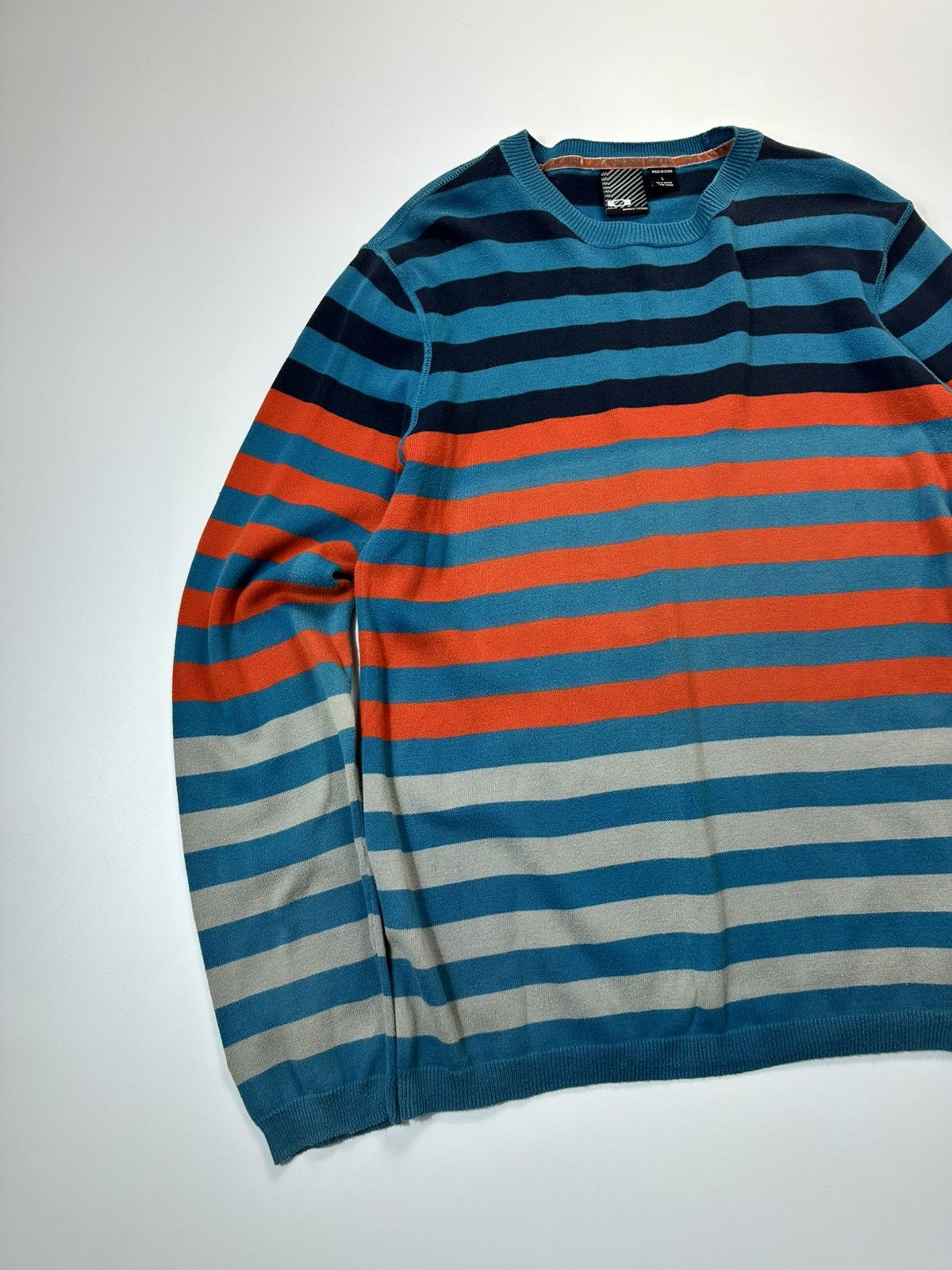 Oakley Vintage Oakley Stripped Sweater Logo Size US L / EU 52-54 / 3 - 3 Thumbnail