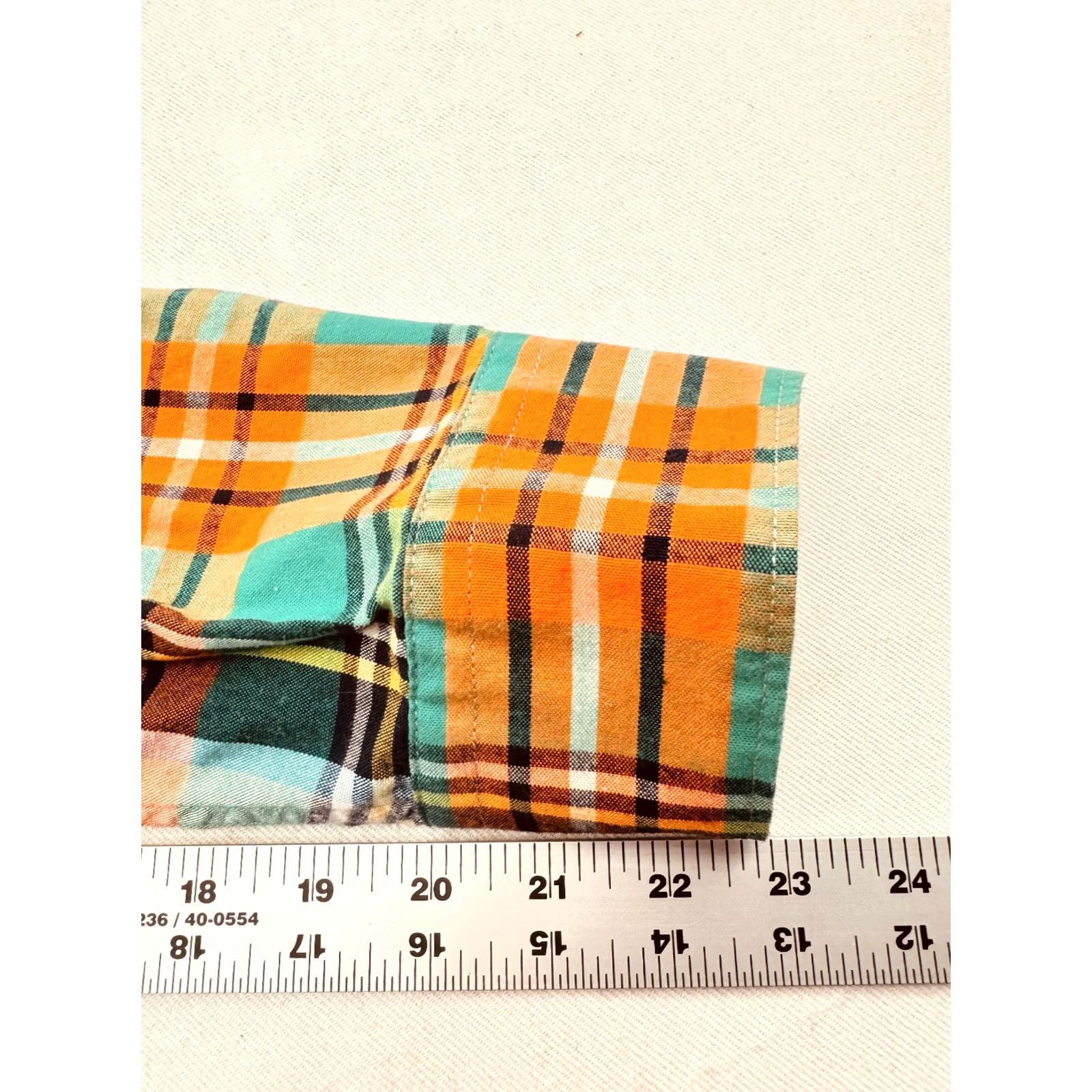 Scotch & Soda Scotch & Soda Shirt XL Mens Green Multicolour Regular Cotton Button-Up Long Sleeve Twill Striped 2884 Size US XL / EU 56 / 4 - 8 Thumbnail
