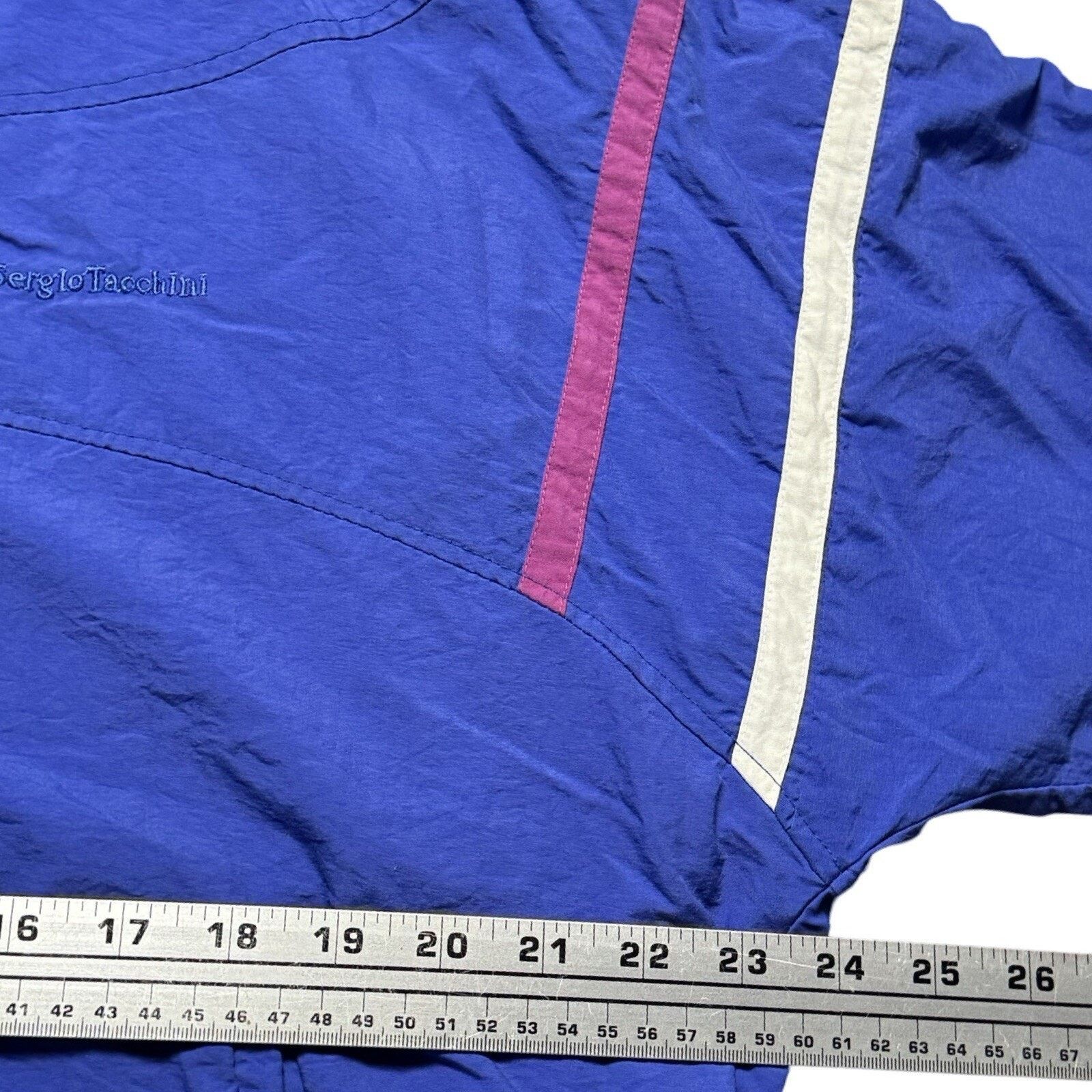 Sergio Tacchini Sergio Tacchini Womens Blue PP Windbreaker Jacket Size 10 Size L / US 10 / IT 46 - 4 Thumbnail