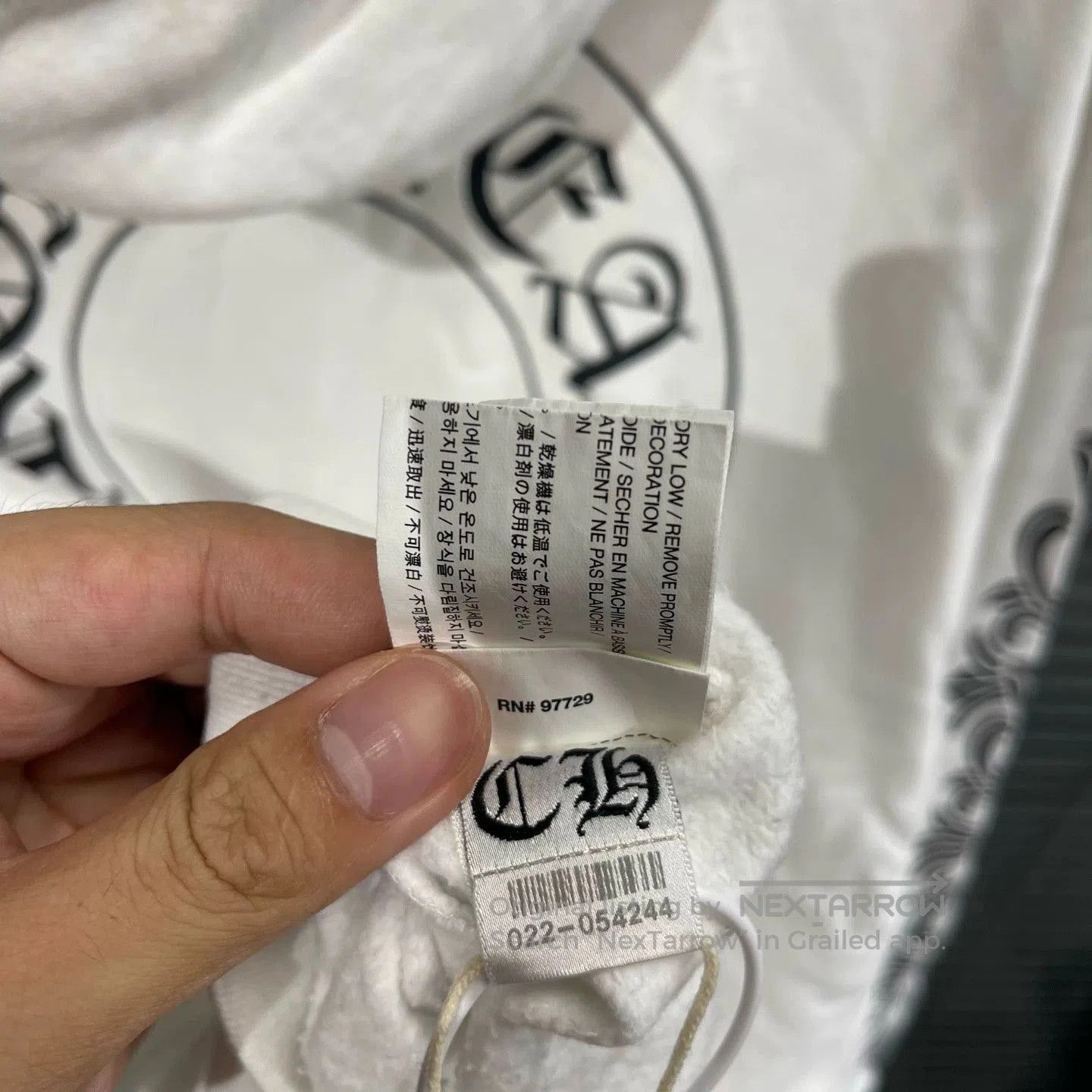 Chrome Hearts White Zip. Size US XL / EU 56 / 4 - 8 Thumbnail