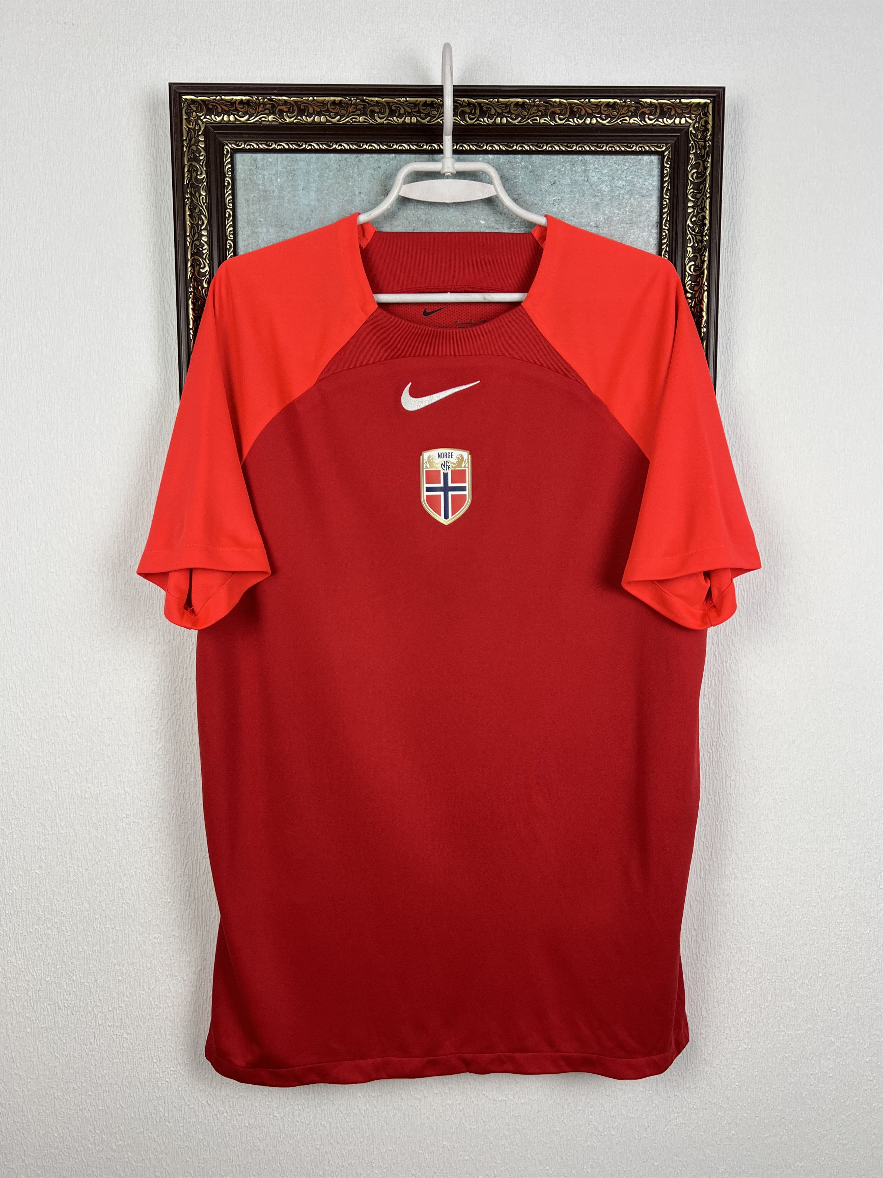 Nike Norway Home football shirt 2023 Soccer Jersey Trikot Rare Size US XL / EU 56 / 4 - 1 Thumbnail