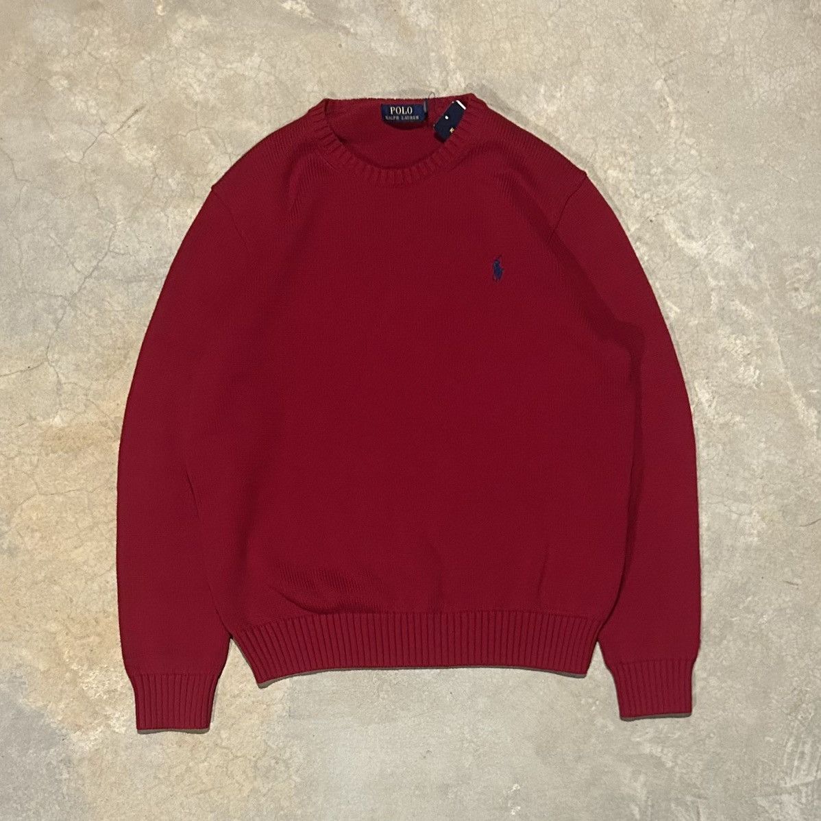 Polo Ralph Lauren × Vintage NWT Polo Ralph Lauren Knit Horse Sweater Crewneck Red Size US L / EU 52-54 / 3 - 1 Thumbnail