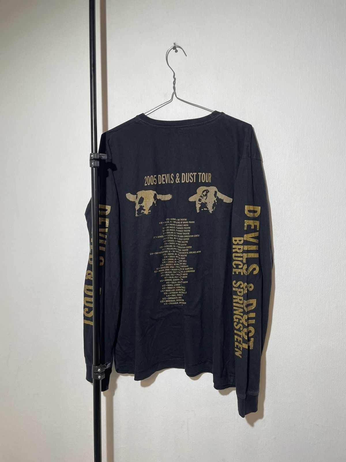 Vintage Vintage 2005 Bruce Springsteen Devils Dust Faded Black Long Size US XL / EU 56 / 4 - 2 Thumbnail