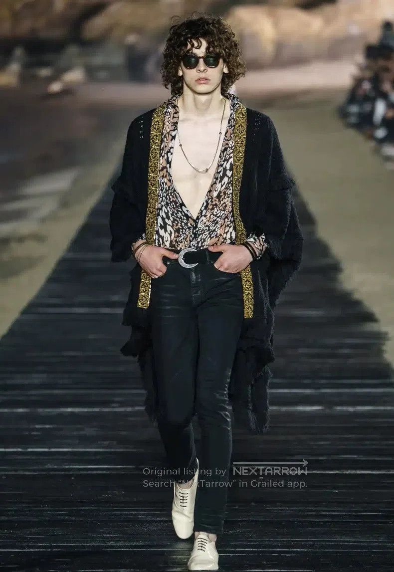 Saint Laurent Paris Saint Laurent Paris Ghost claw wash straight denim jeans i Size US 30 / EU 46 - 1 Thumbnail
