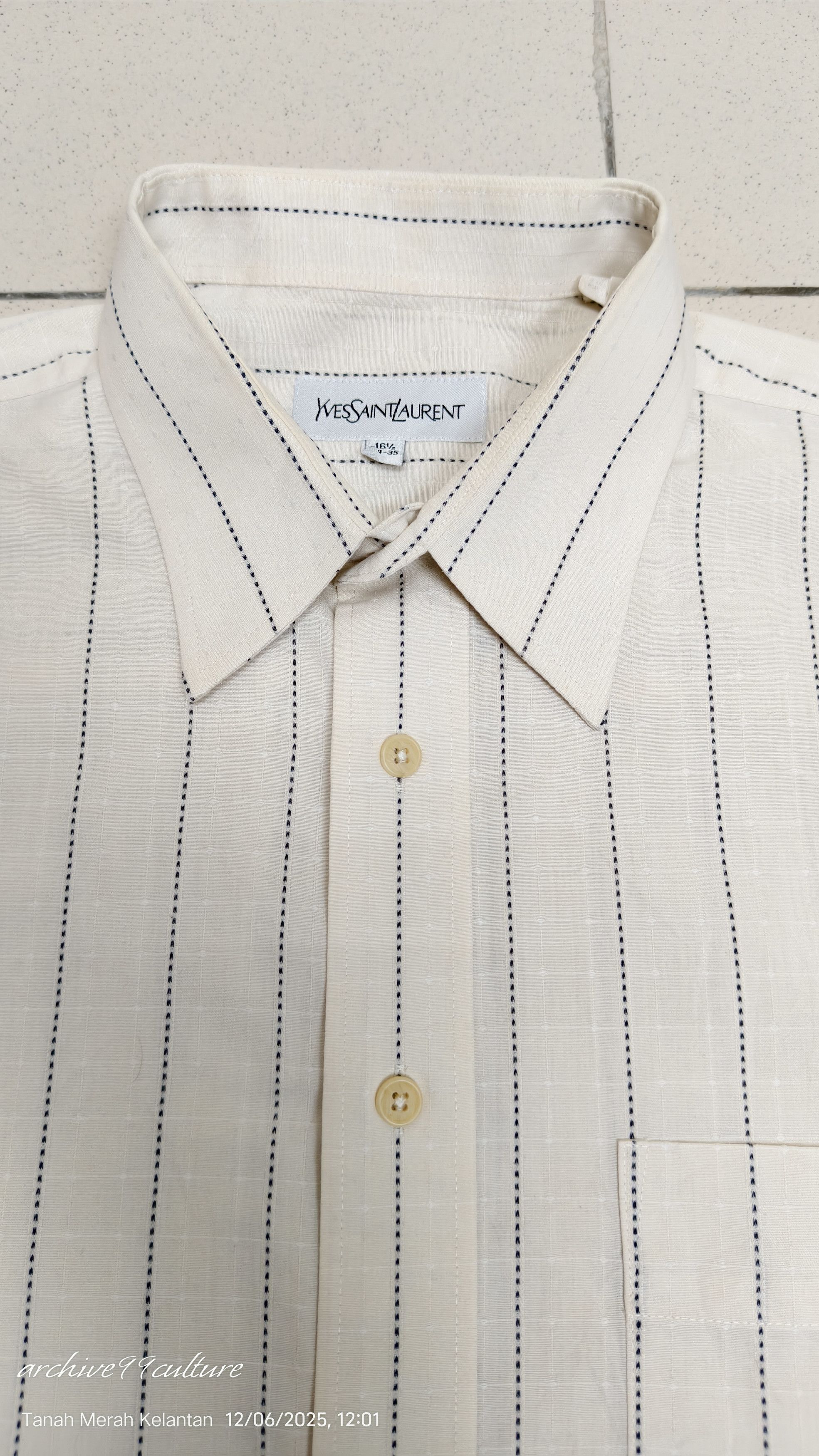 Vintage Archive 90's stripes checked classic Button up shirt Size US L / EU 52-54 / 3 - 4 Thumbnail