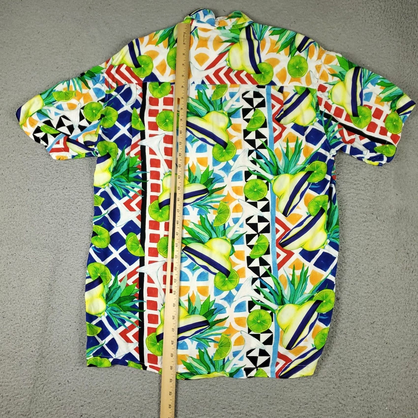 Vintage Kenny Flowers Shirt Mens Large Green Hawaiian Rayon Short Sleeve Button-Up Casual Beach Tropical 90s? Limited? Size US L / EU 52-54 / 3 - 3 Thumbnail