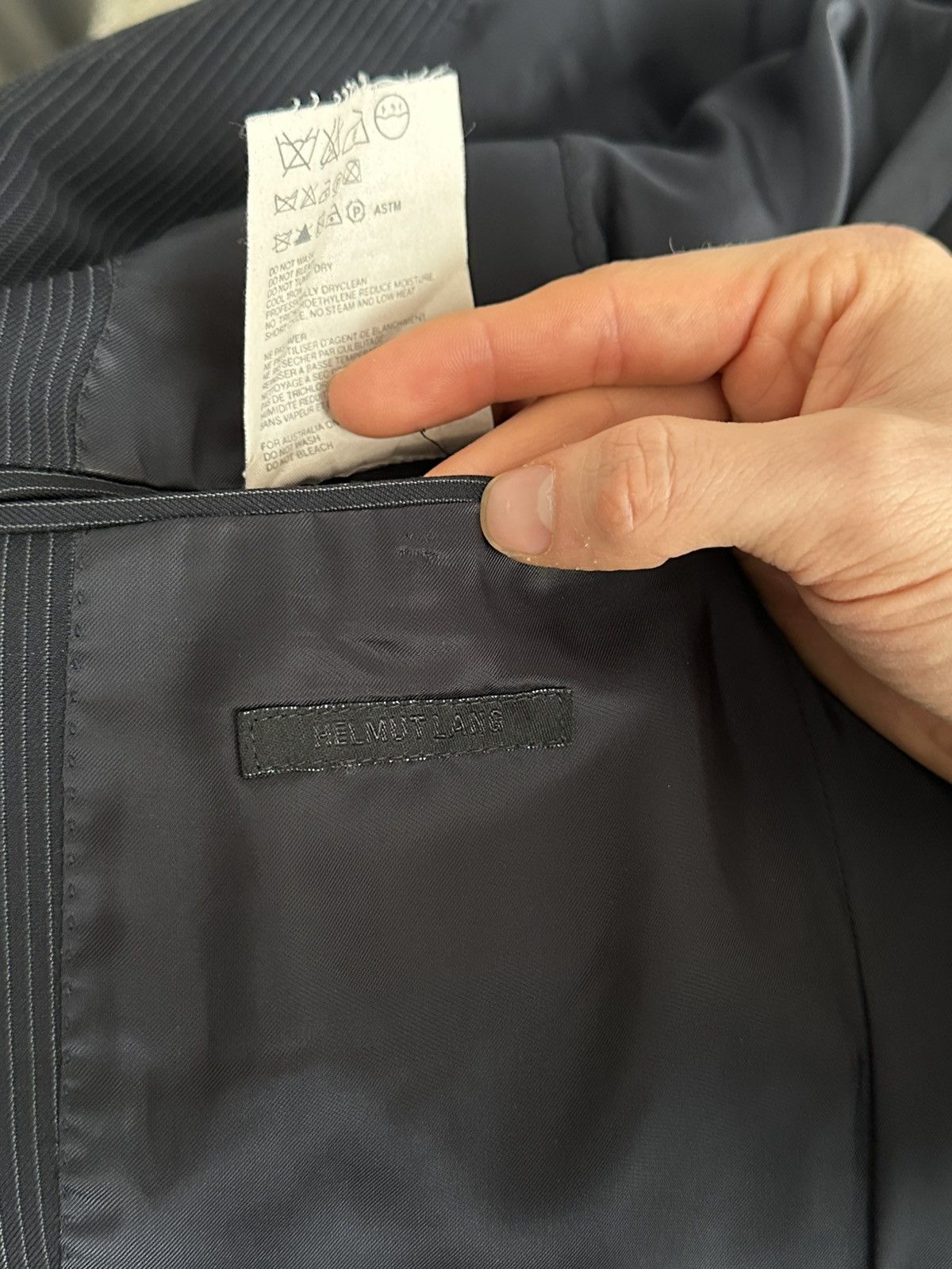 Helmut Lang Rare Archive Helmut Lang Pinstriped Suit (48/M) Size 38R - 22 Thumbnail