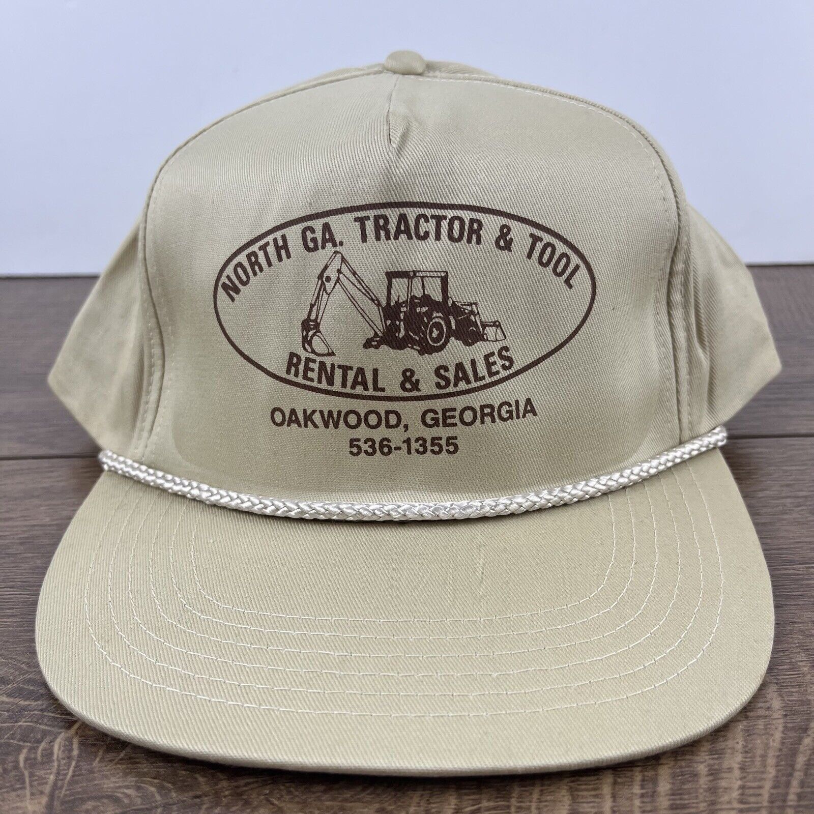 Other North Georgia Tractor Tool Hat Brown Adjustable Hat Oakwood Size ONE SIZE - 4 Thumbnail