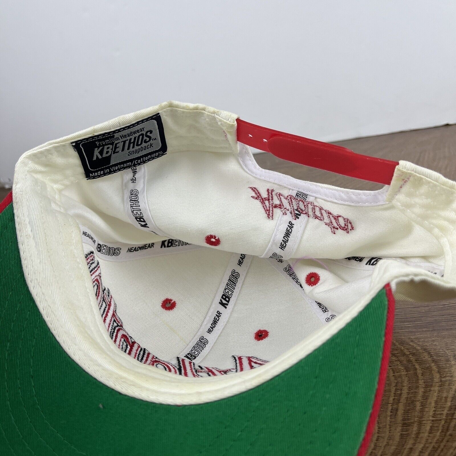 Other Atlanta Hat Atlanta White Hat Snapback Red Adjustable Hat Ad Size ONE SIZE - 13 Thumbnail