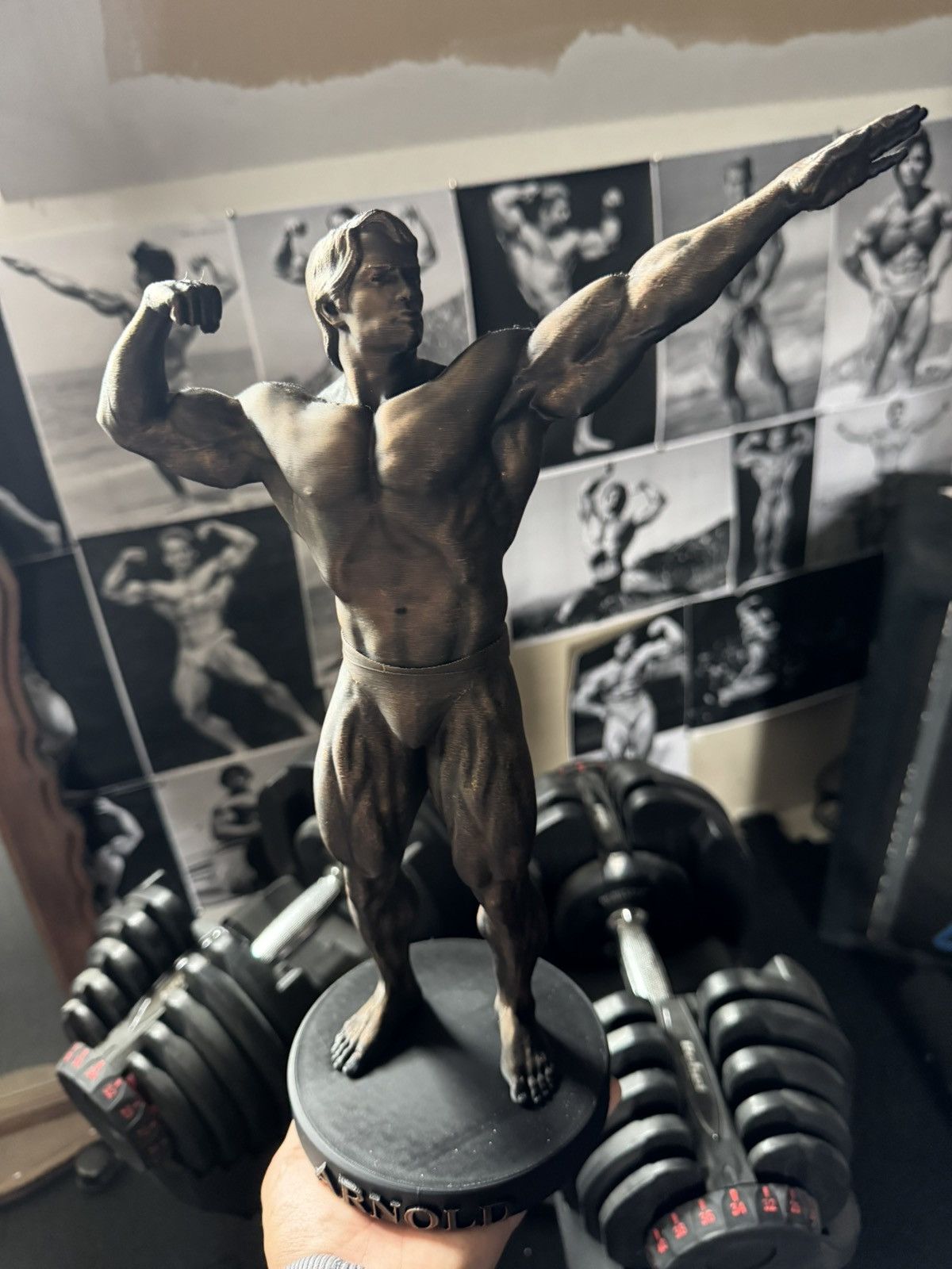 Other Gym statue Arnold Schwarzenegger 37cm Size ONE SIZE - 3 Thumbnail
