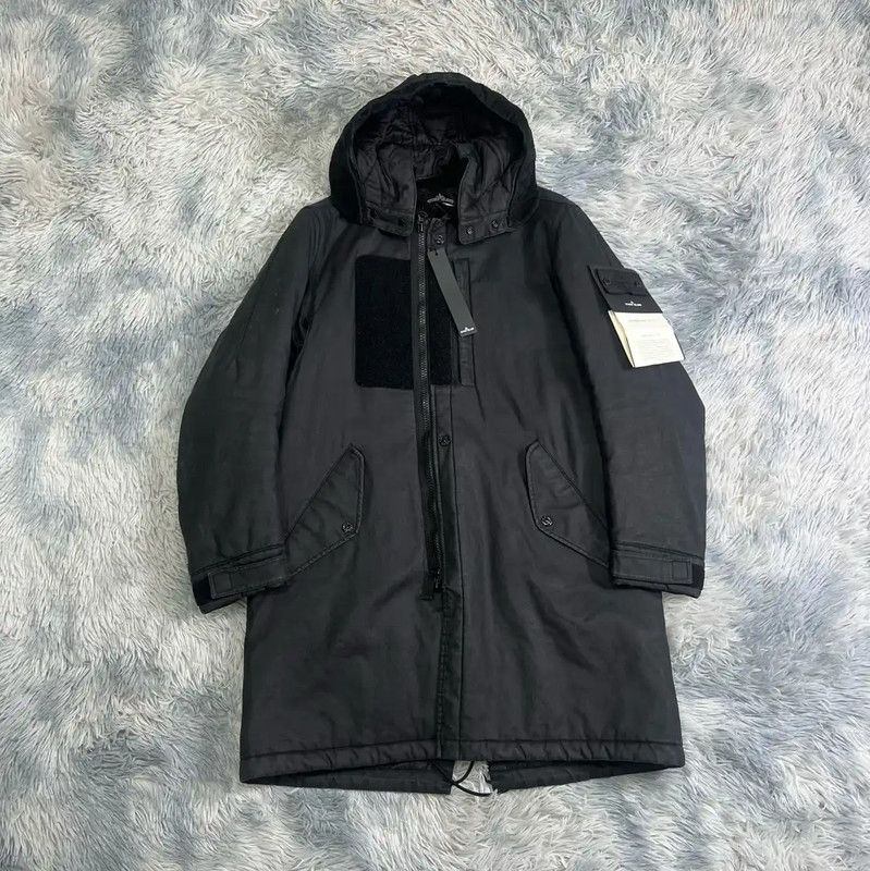 Stone Island Stone Island Black Cotton Men's Outerwear Jacket 0089 Size US M / EU 48-50 / 2 - 1 Thumbnail