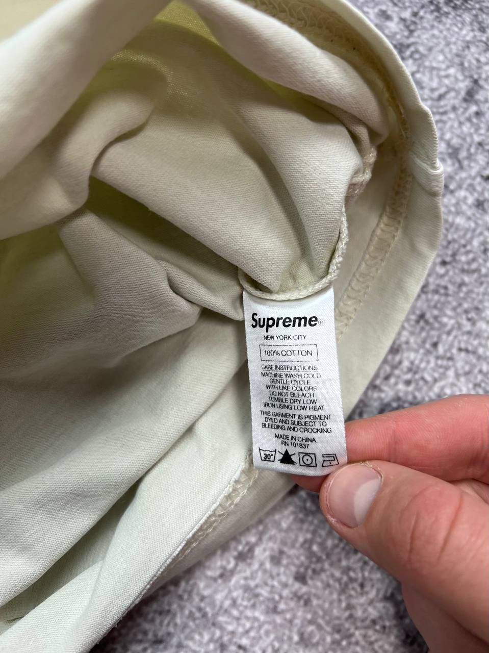 Supreme Supreme Overdyed Tee Center Logo T-shirt Size US M / EU 48-50 / 2 - 6 Thumbnail
