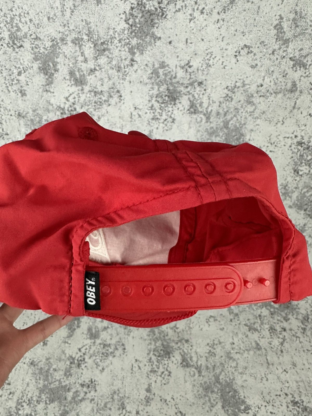 Obey Obey Propaganda Red Nylon Snapback Hat Streetwear Size ONE SIZE - 5 Thumbnail