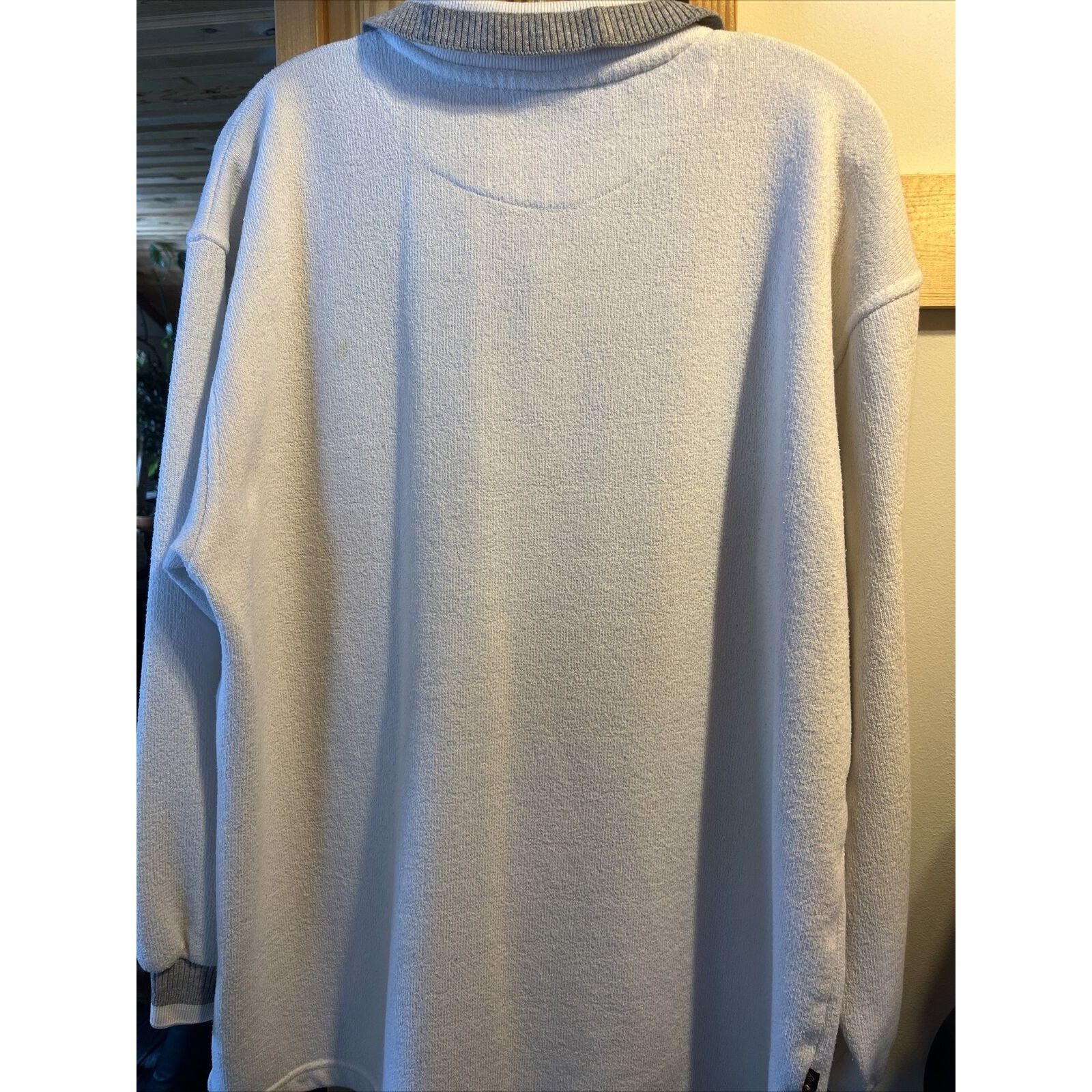 Other Renegade Club Vintage Men’s XL White LS Cotton Blend Sweater Size US XL / EU 56 / 4 - 9 Thumbnail