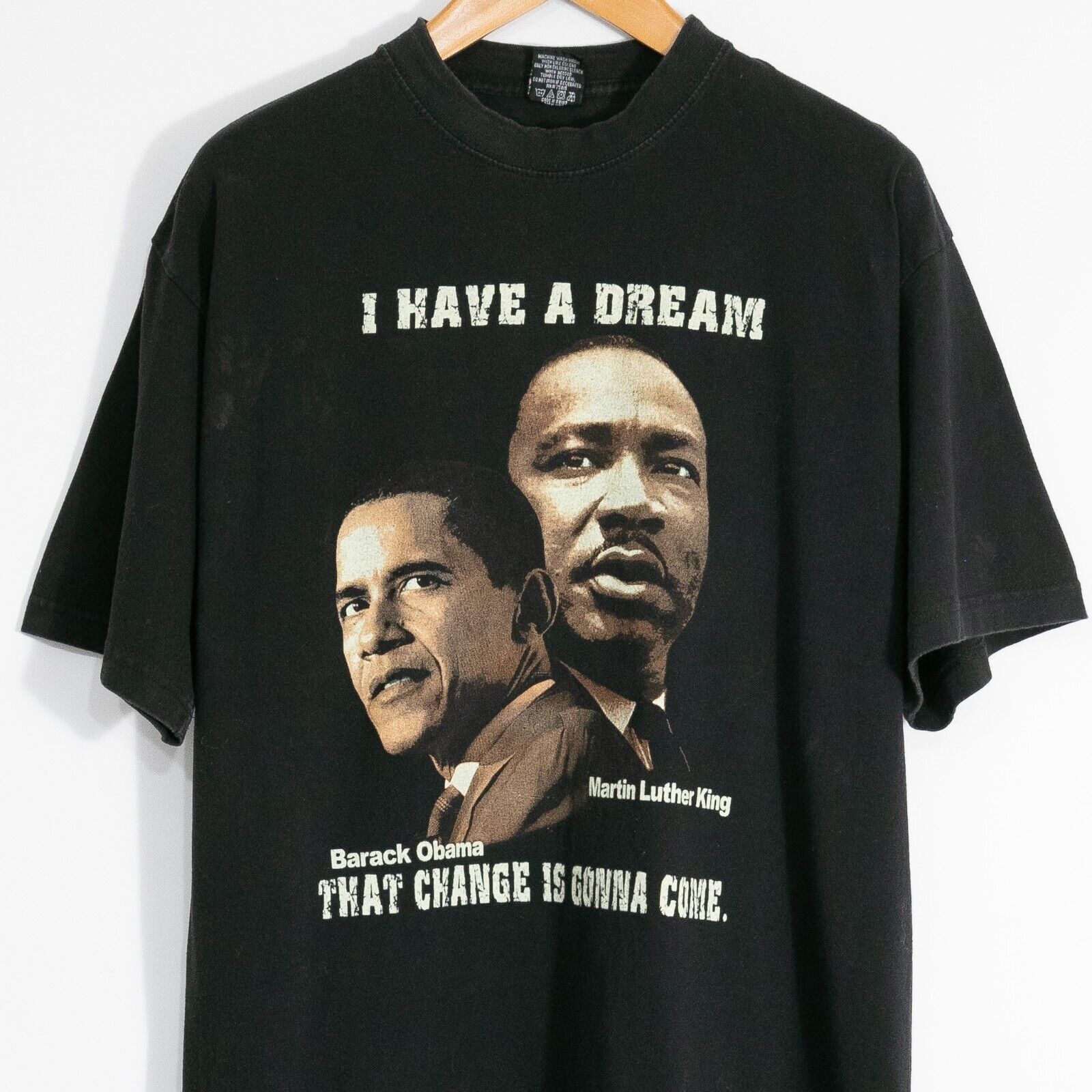 Vintage Vintage Y2K Barack Obama T Shirt XL - Martin Luther King MLK Size US XL / EU 56 / 4 - 2 Thumbnail