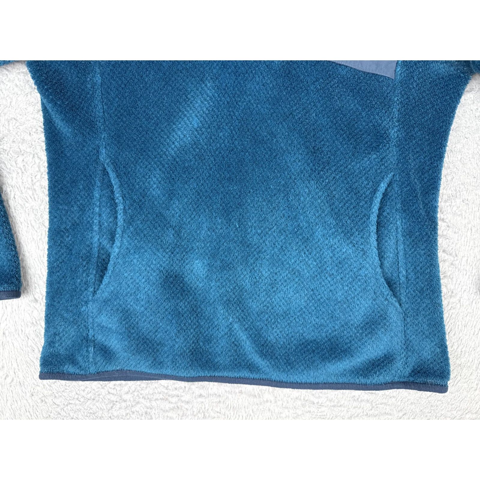 Patagonia Patagonia Re-Tool Snap-T Jacket Women Small Blue with Logo Pocket Pockets Fleece Pullover Casual Outdoor Size S / US 4 / IT 40 - 5 Thumbnail